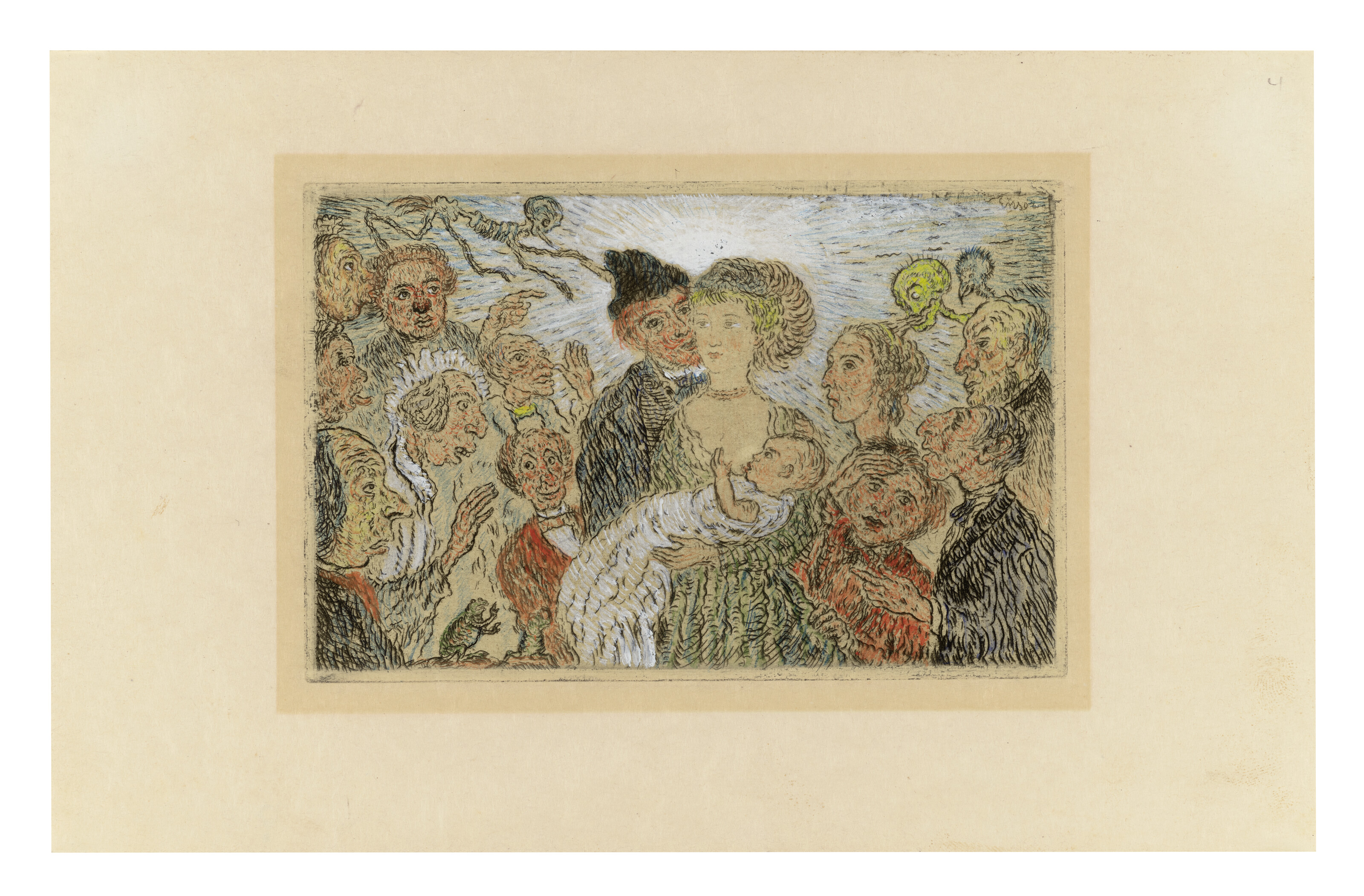 James Ensor — Капитанские пещеры ("Смертные грехи"), изображение 8
