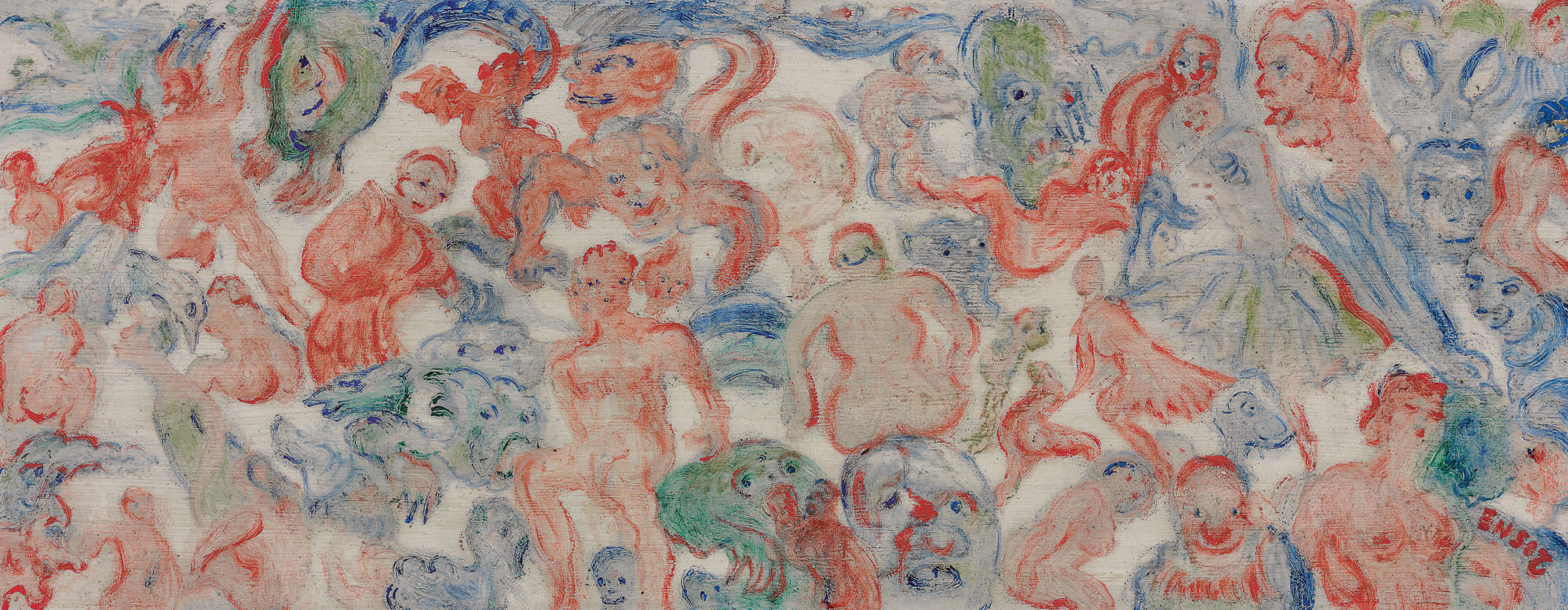 James Ensor — Чудовищные угощения, развязка, антреларды (А)