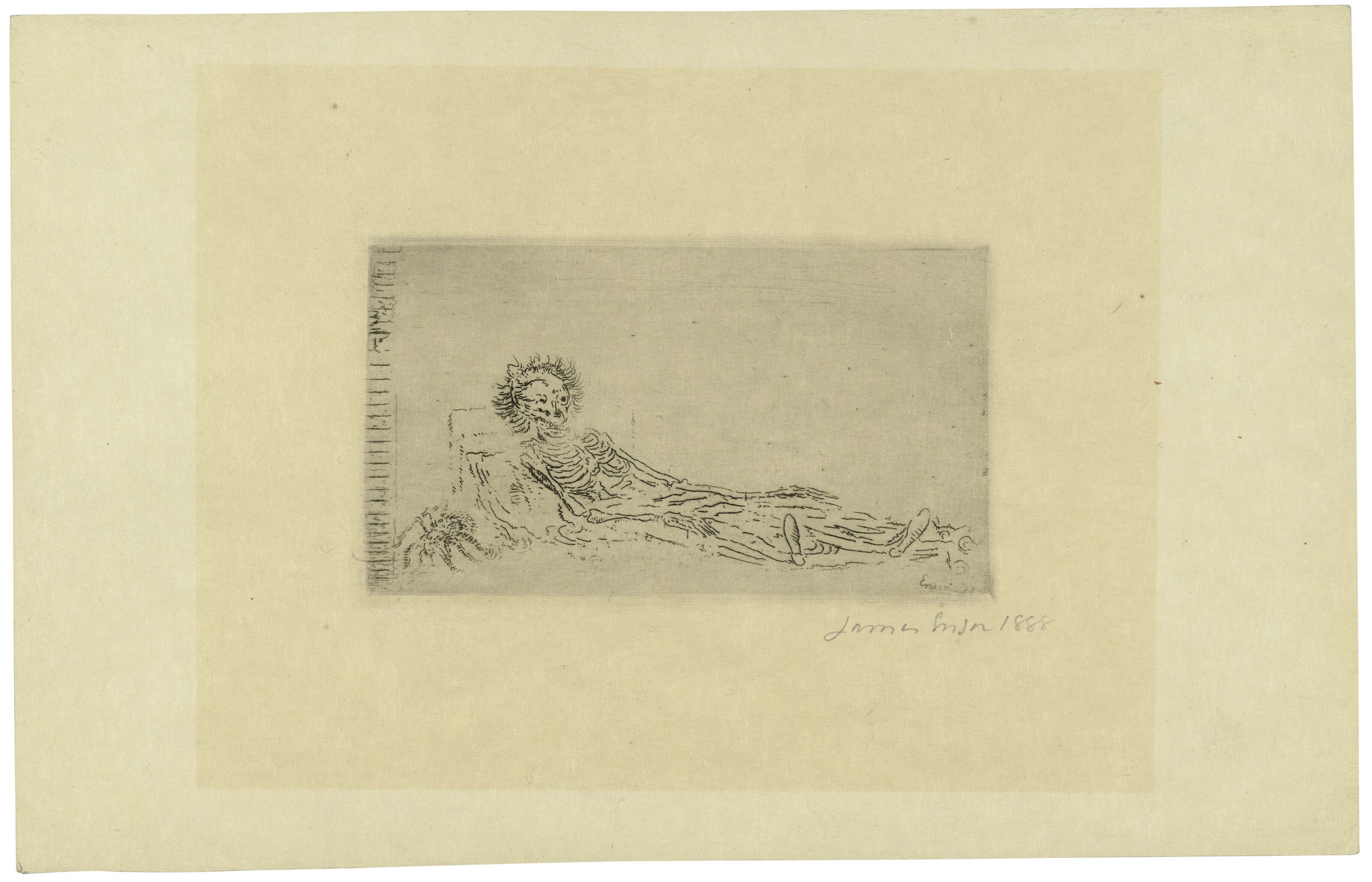 James Ensor — Мой портрет в 1960 году, изображение 2