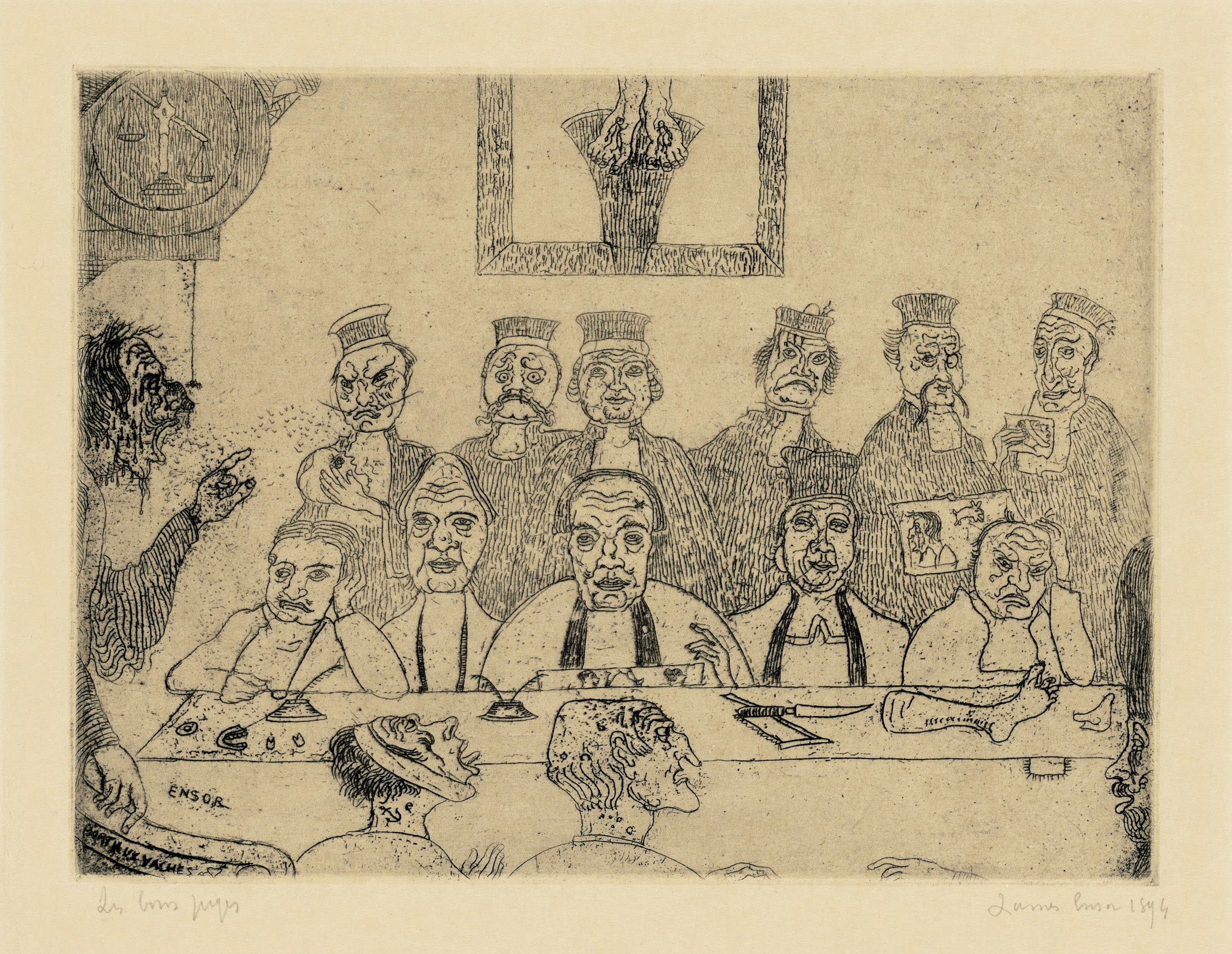 James Ensor — Les Bons Juges (Хорошие судьи)