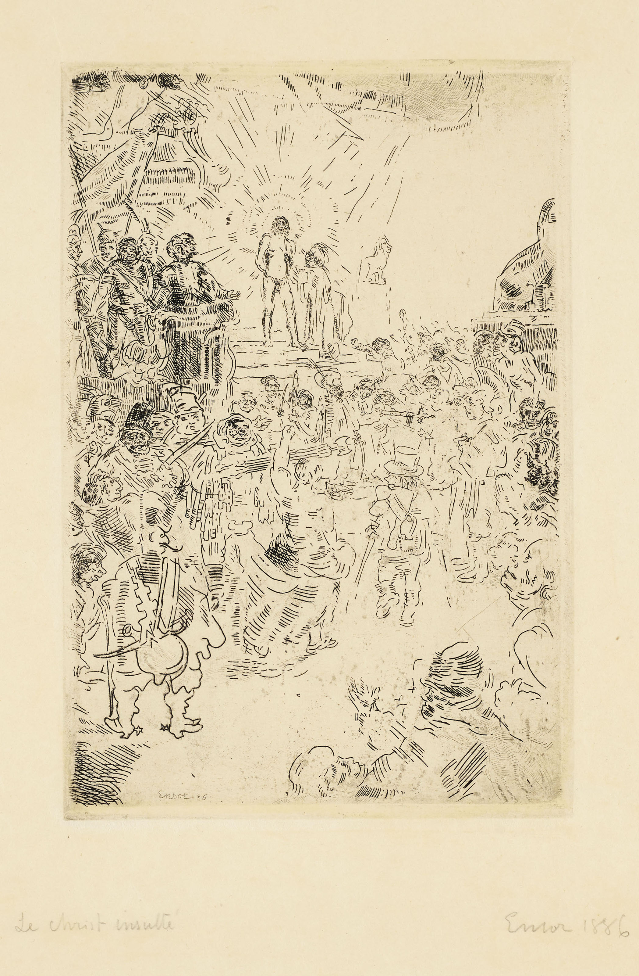 James Ensor — Оскорбление Христа (Насмешка над Христом)