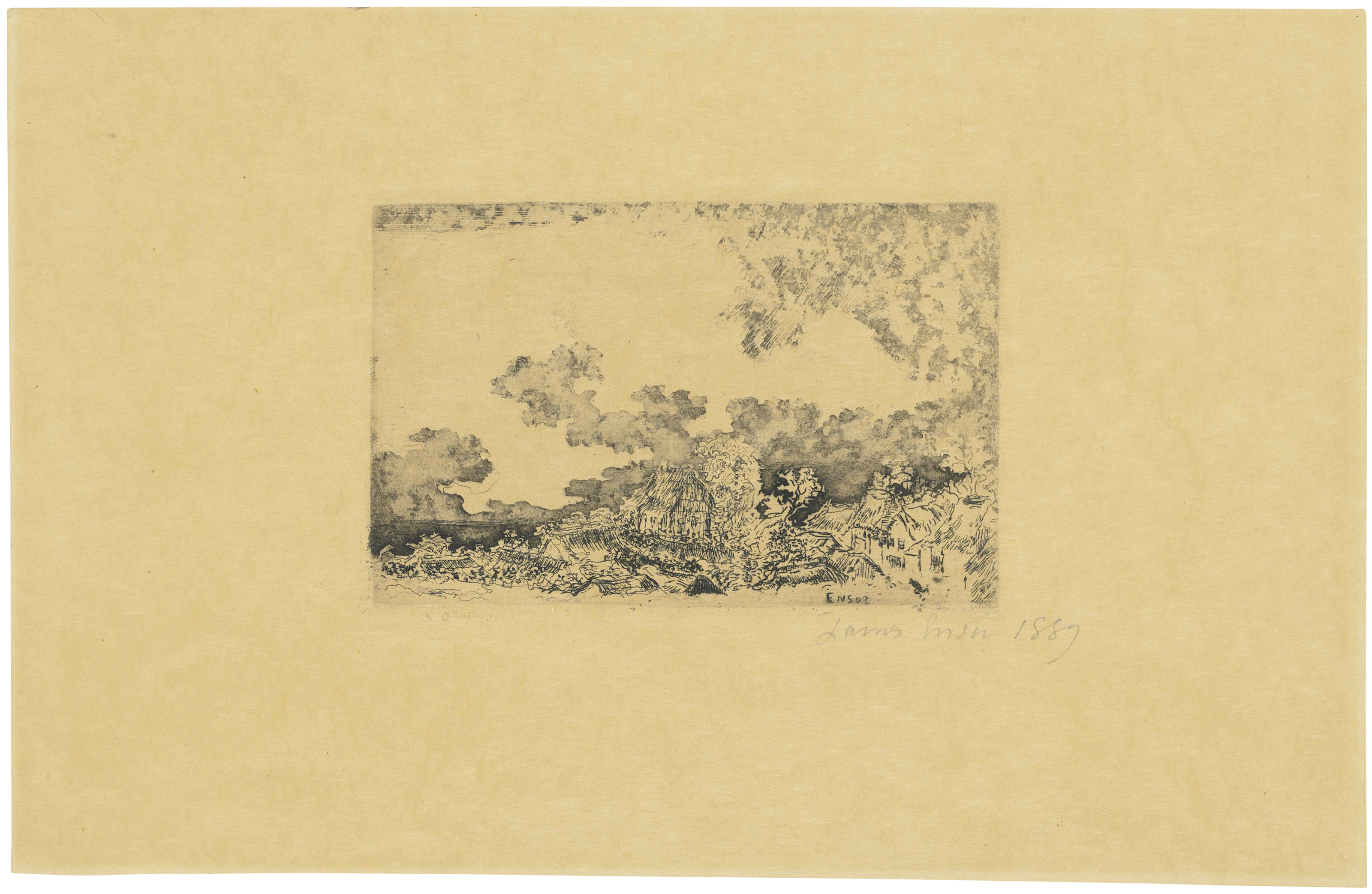 James Ensor — L'Orage (гроза)