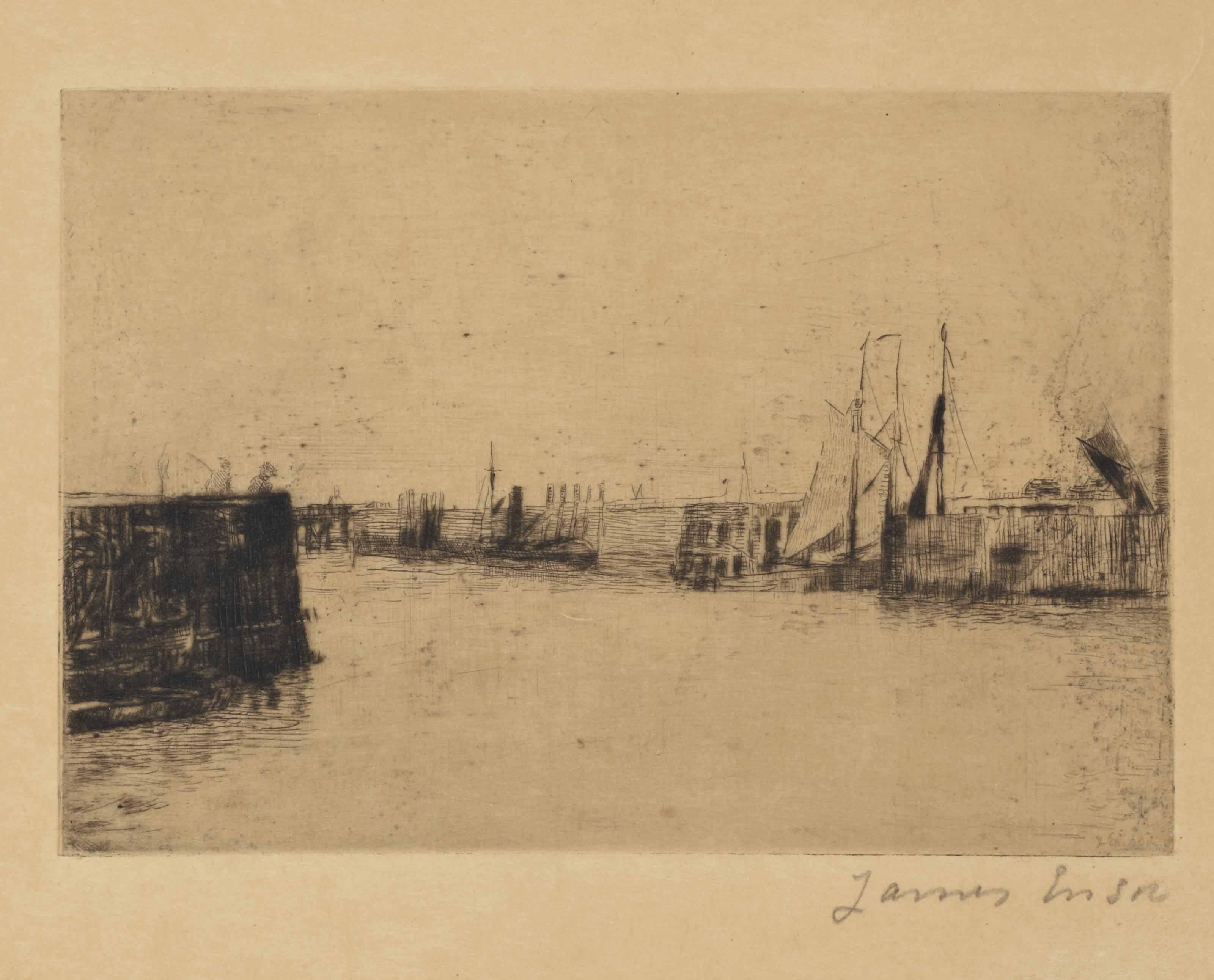 James Ensor — Стадион в Остенде (Волнорез в Остенде)