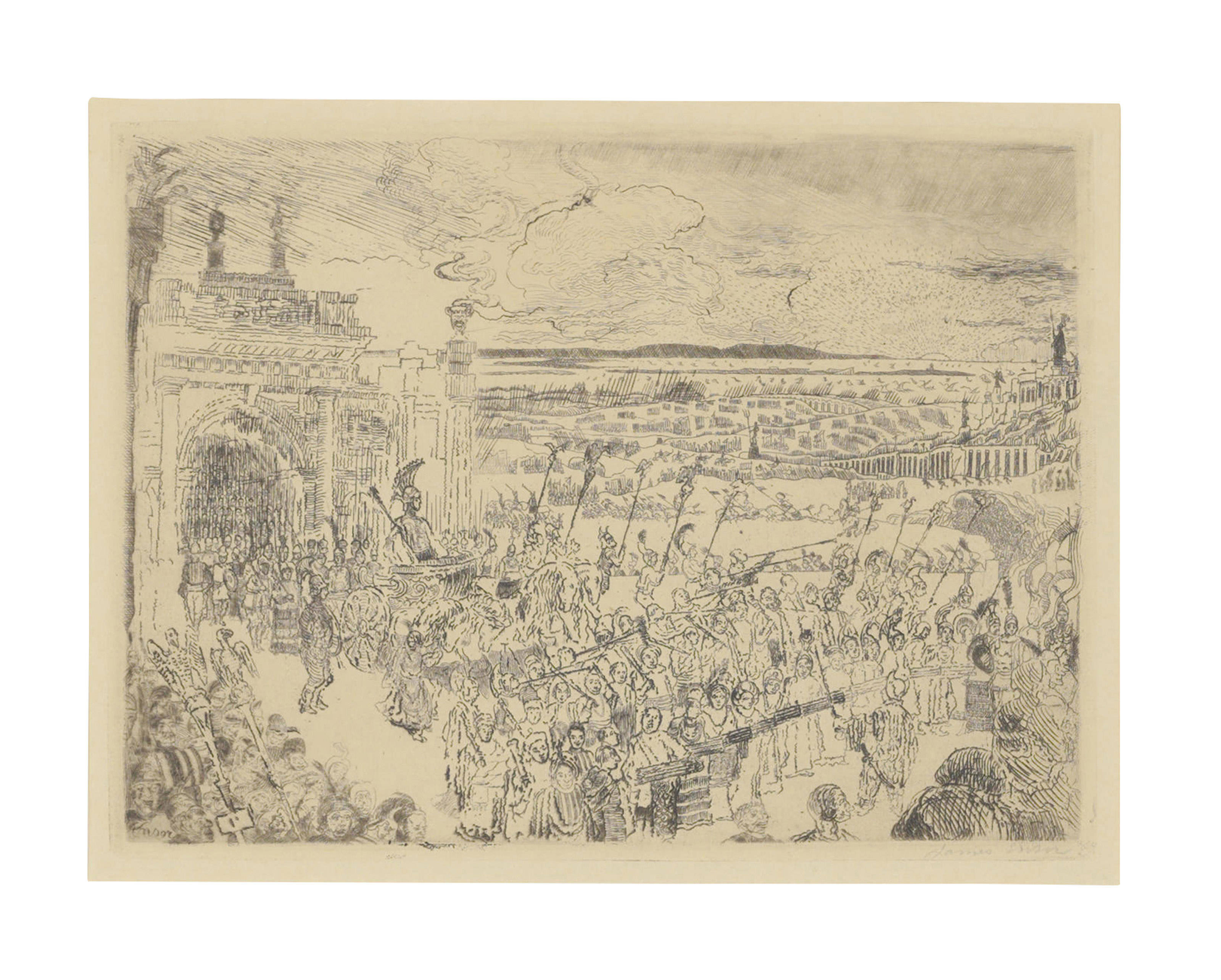 James Ensor — Римская триумфальная арка (Roman Triumph)