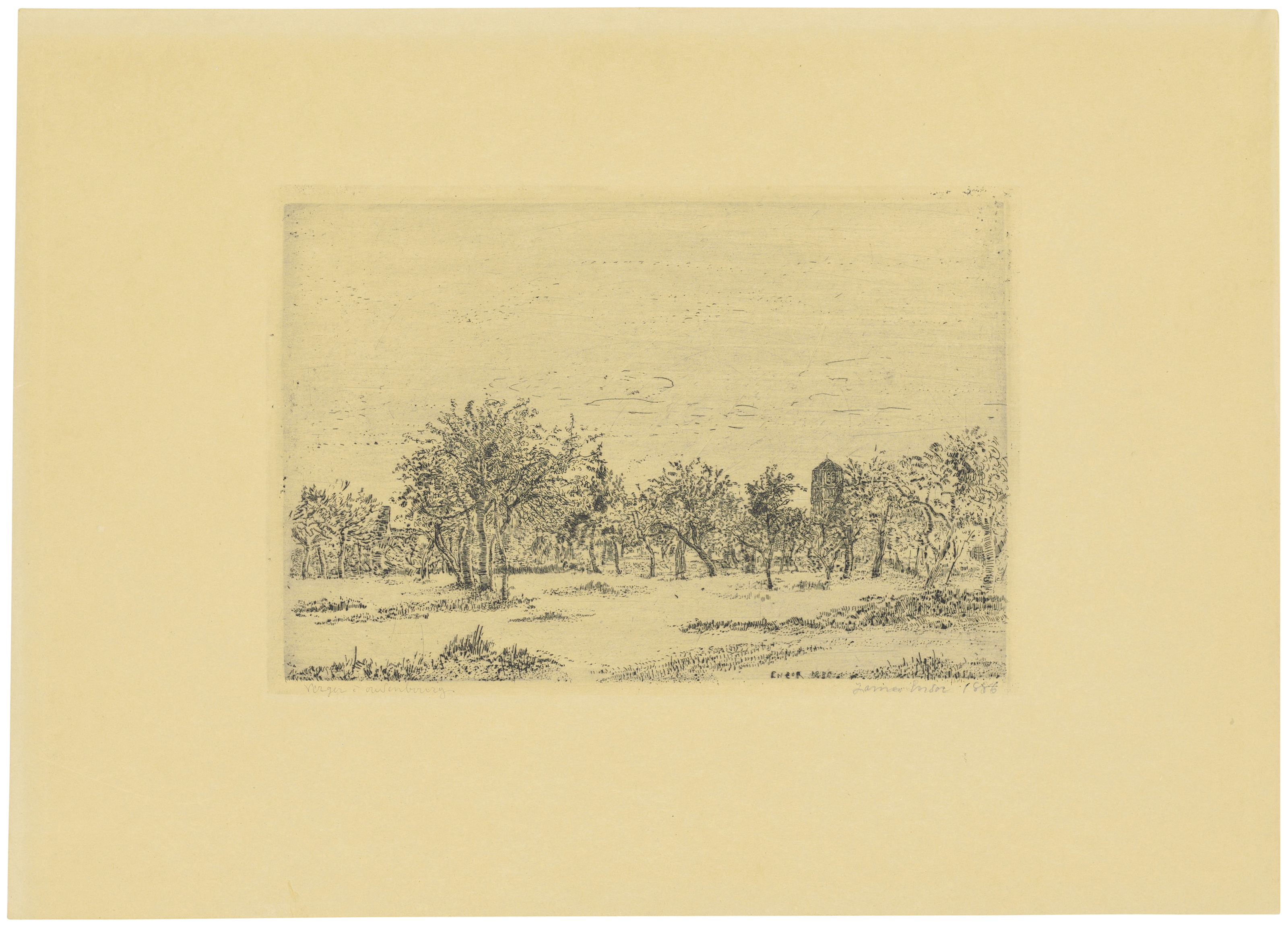 James Ensor — Ле Верже (Фруктовый сад)