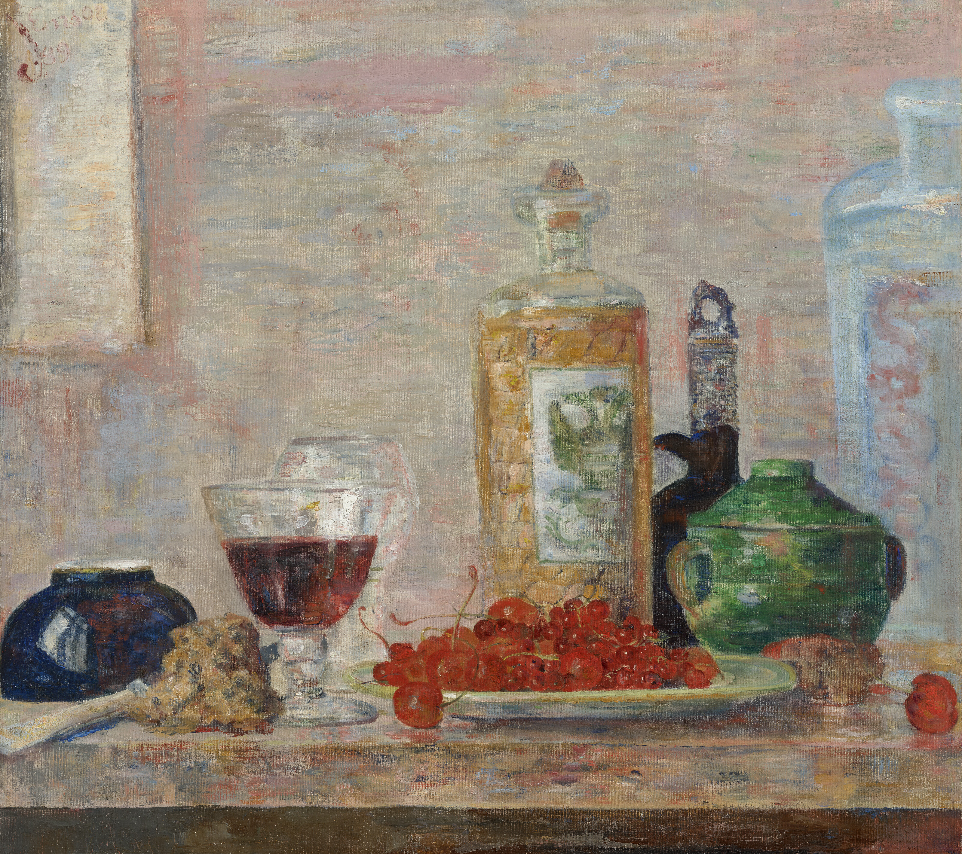 James Ensor — Смерть природы в вишневых тонах