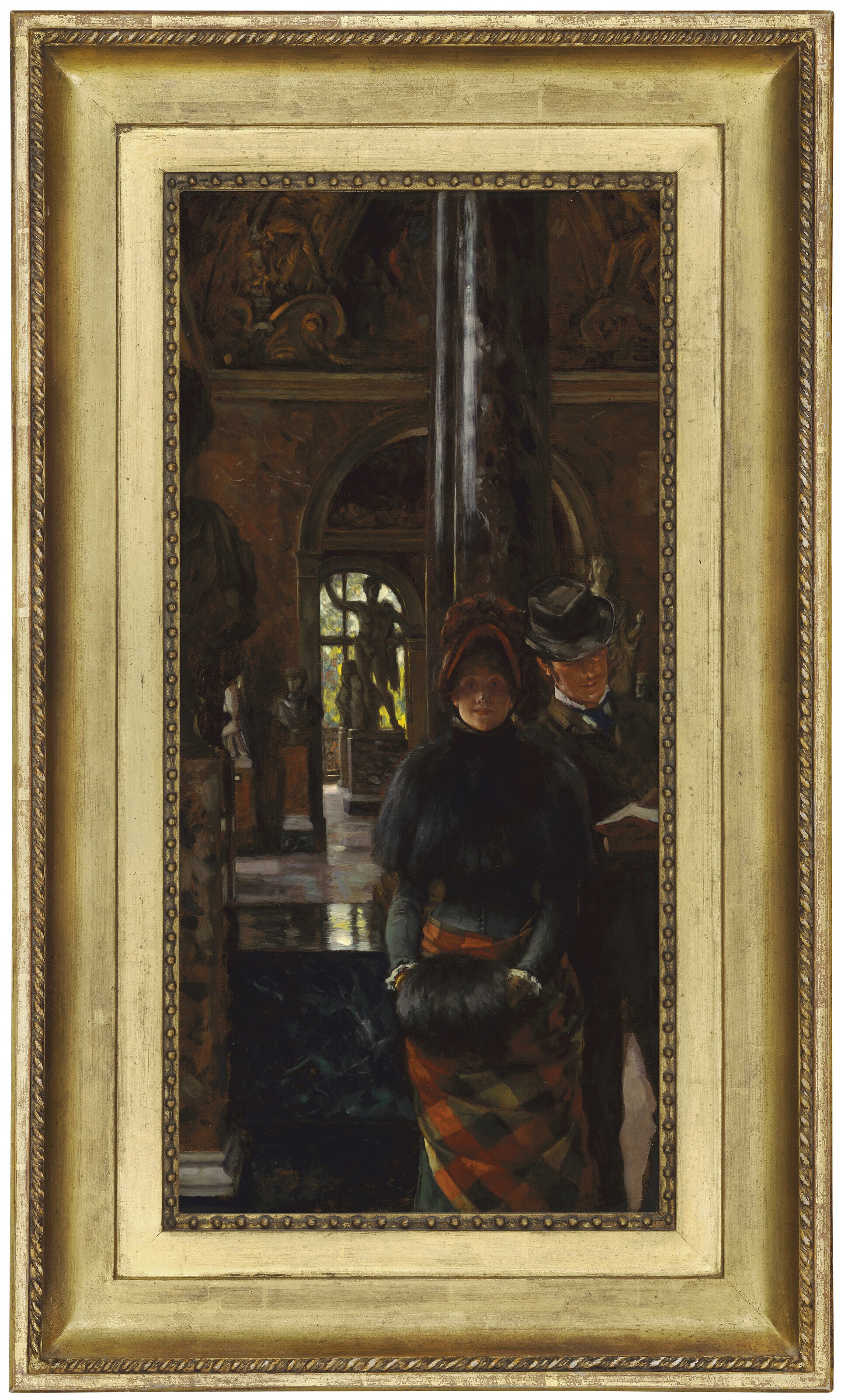 James Jacques Joseph Tissot — Посетители Лувра за границей, изображение 2