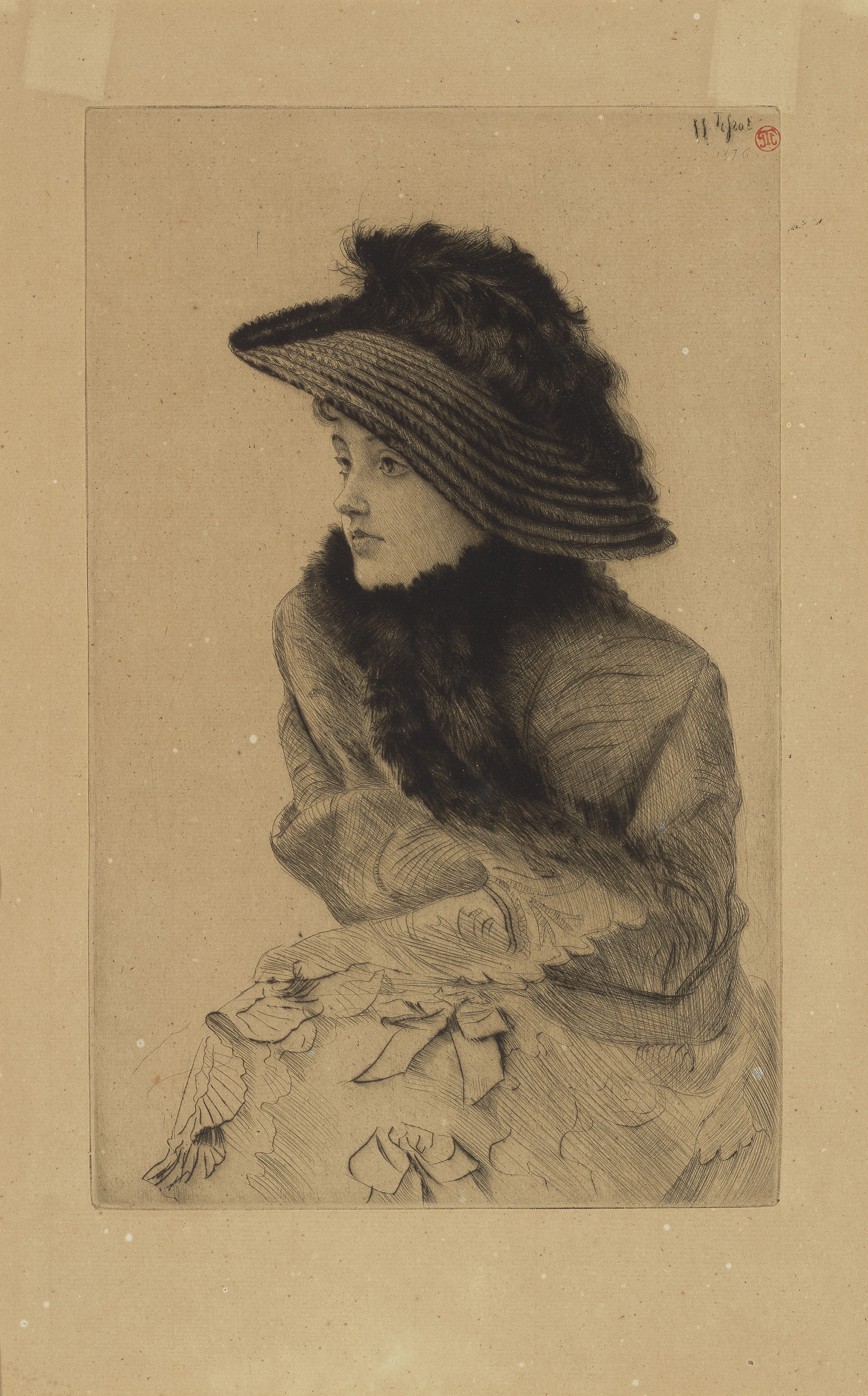 James Jacques Joseph Tissot — Портрет М.Н. "Фрилансерши"