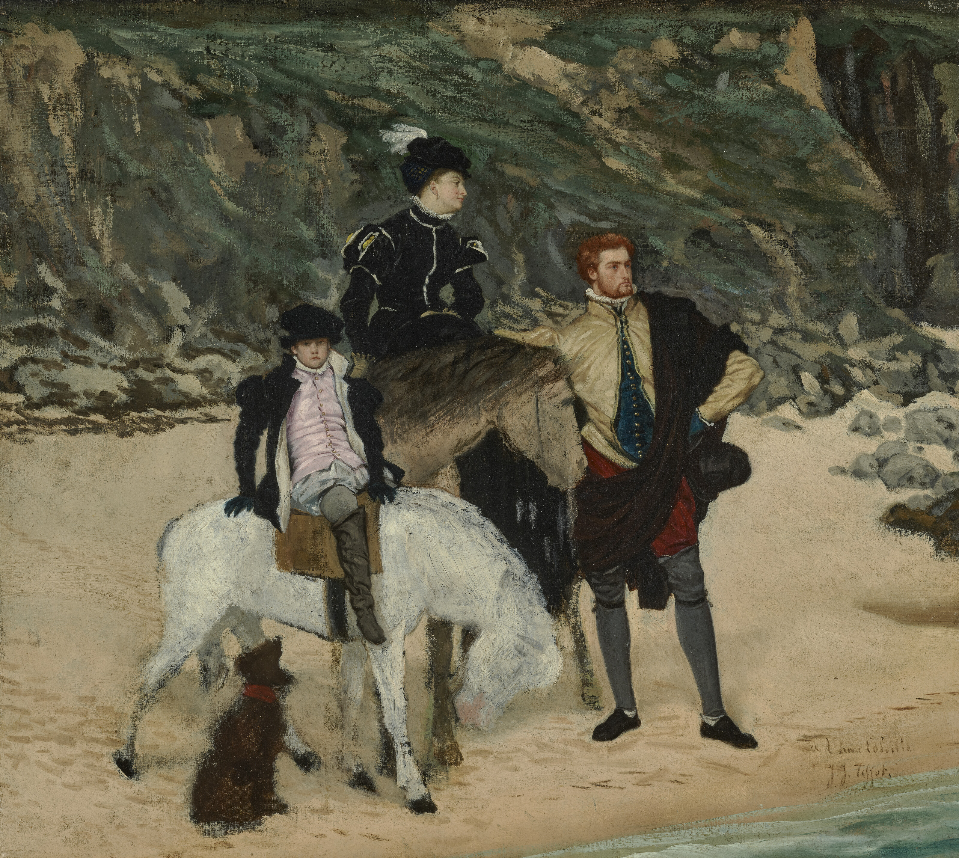 James Jacques Joseph Tissot — Пляж - Мария, королева Шотландии