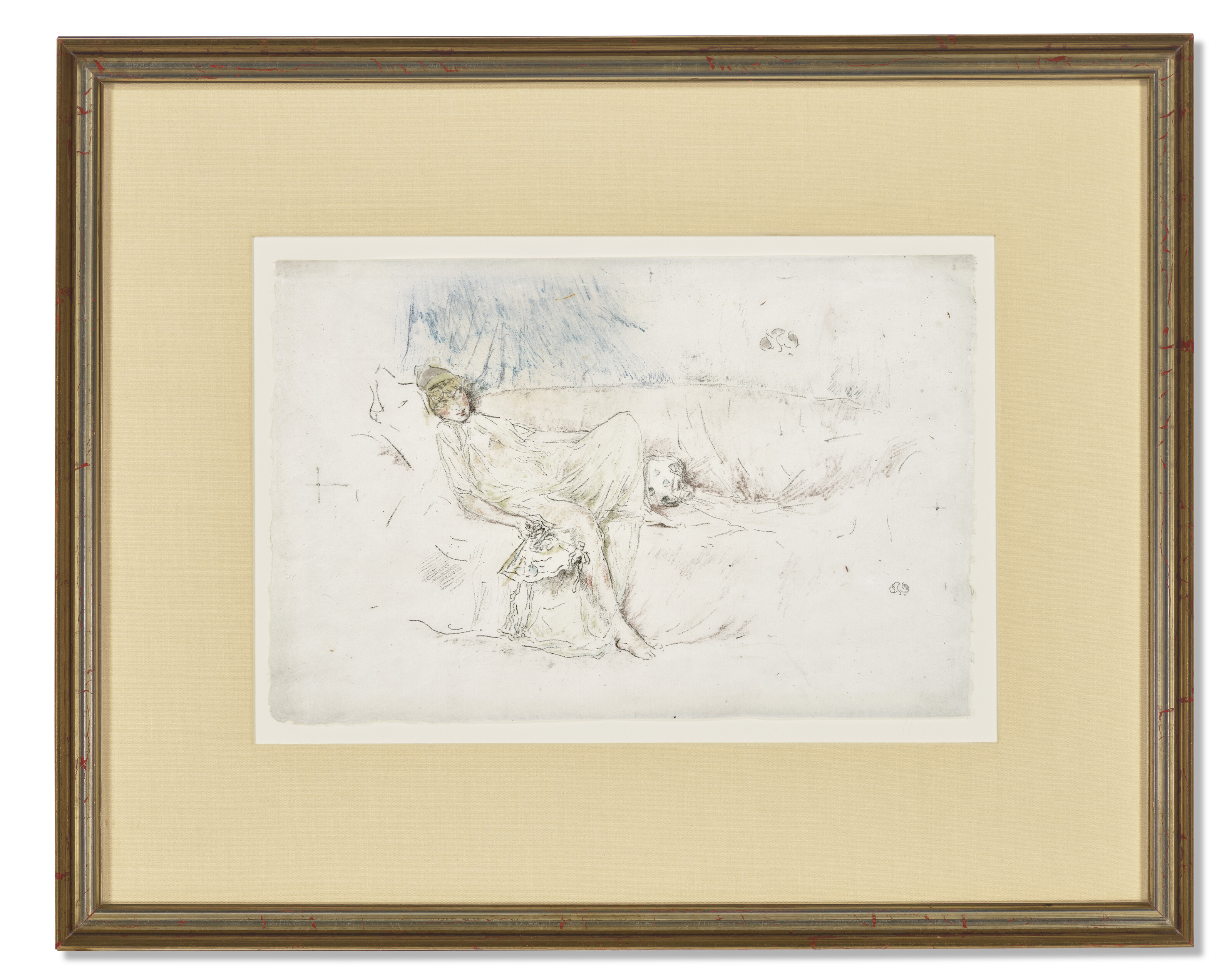 James McNeill Whistler — Задрапированная фигура, полулежащая, изображение 2
