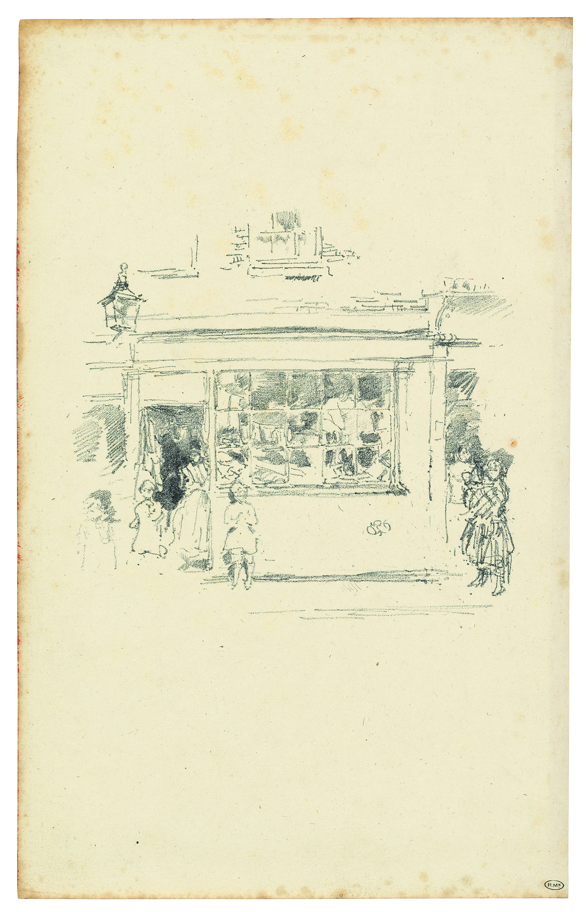 James McNeill Whistler — Церковный двор, изображение 2