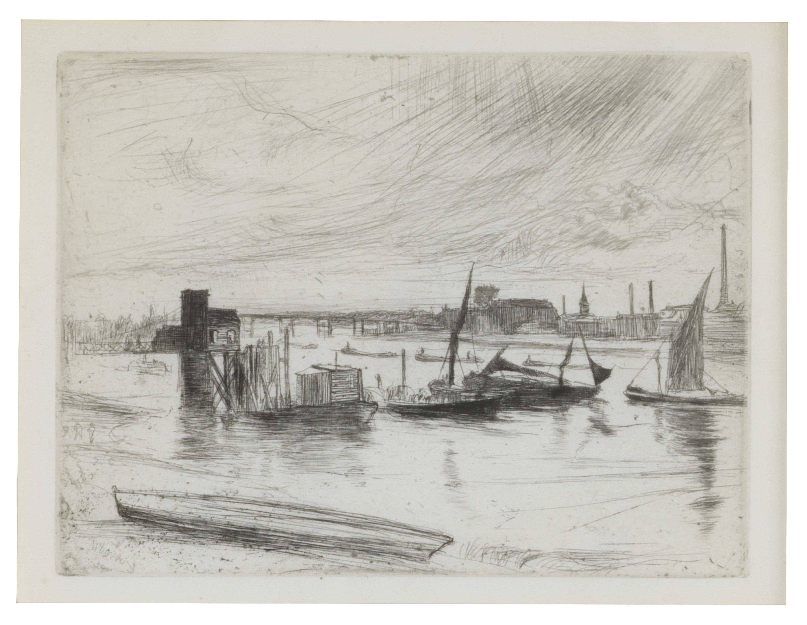 James McNeill Whistler — Группа из четырех гравюр, изображение 3