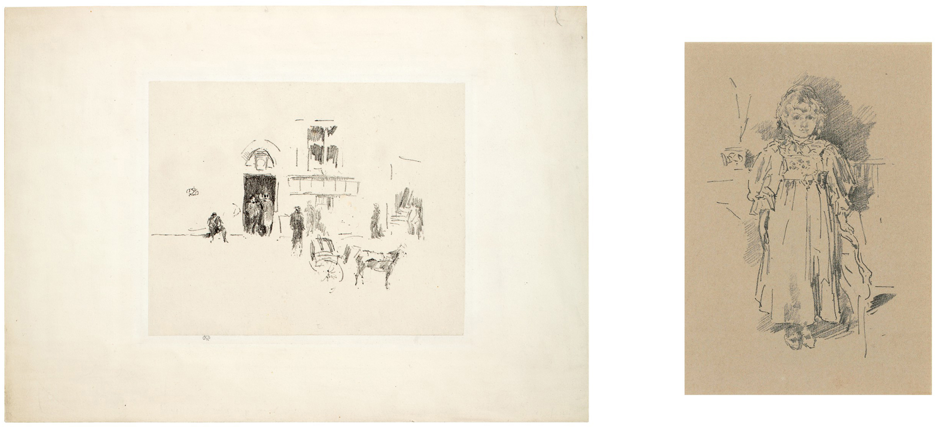 James McNeill Whistler — Две гравюры художника