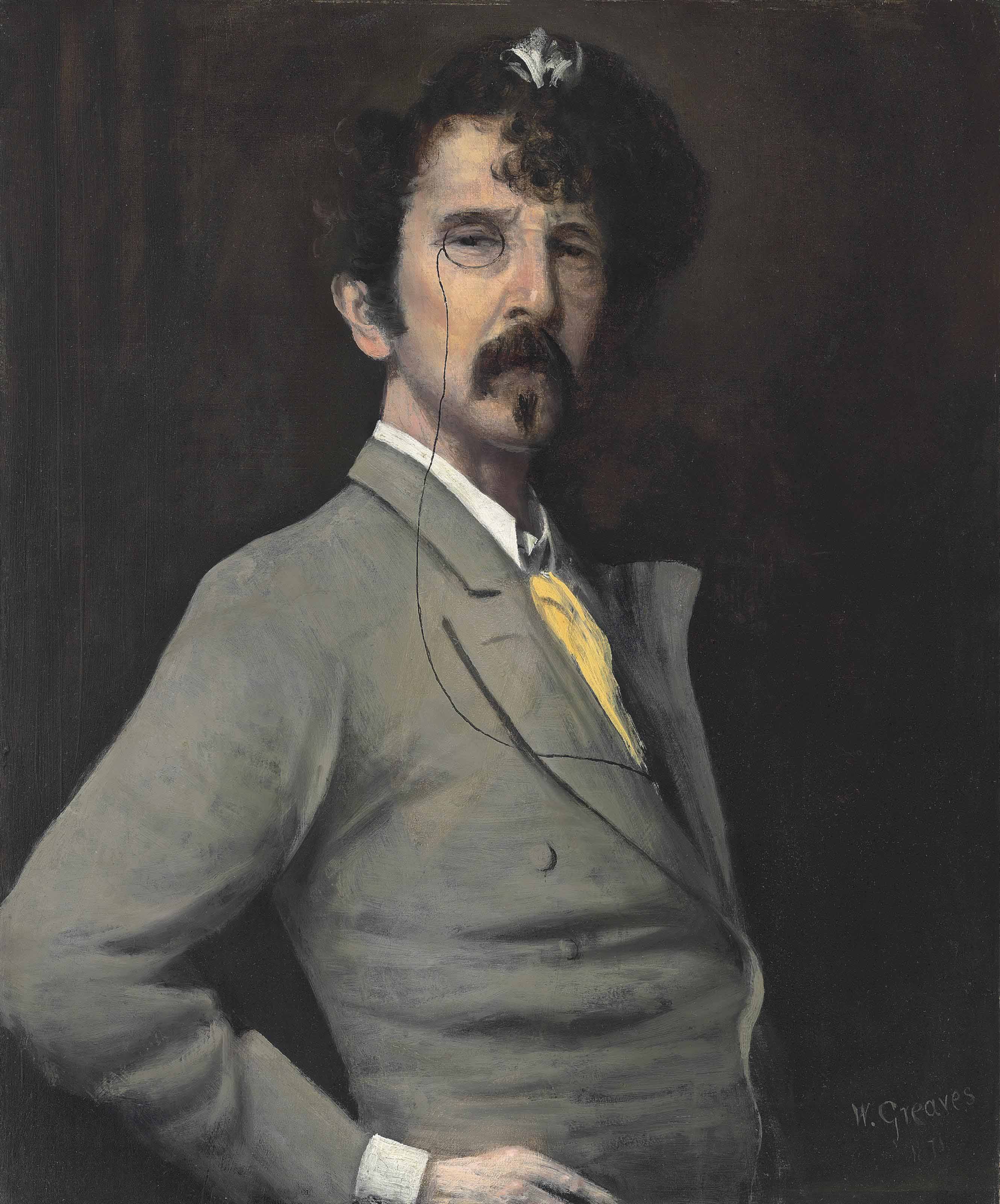 James McNeill Whistler — Портрет Джеймса Макнилла Уистлера