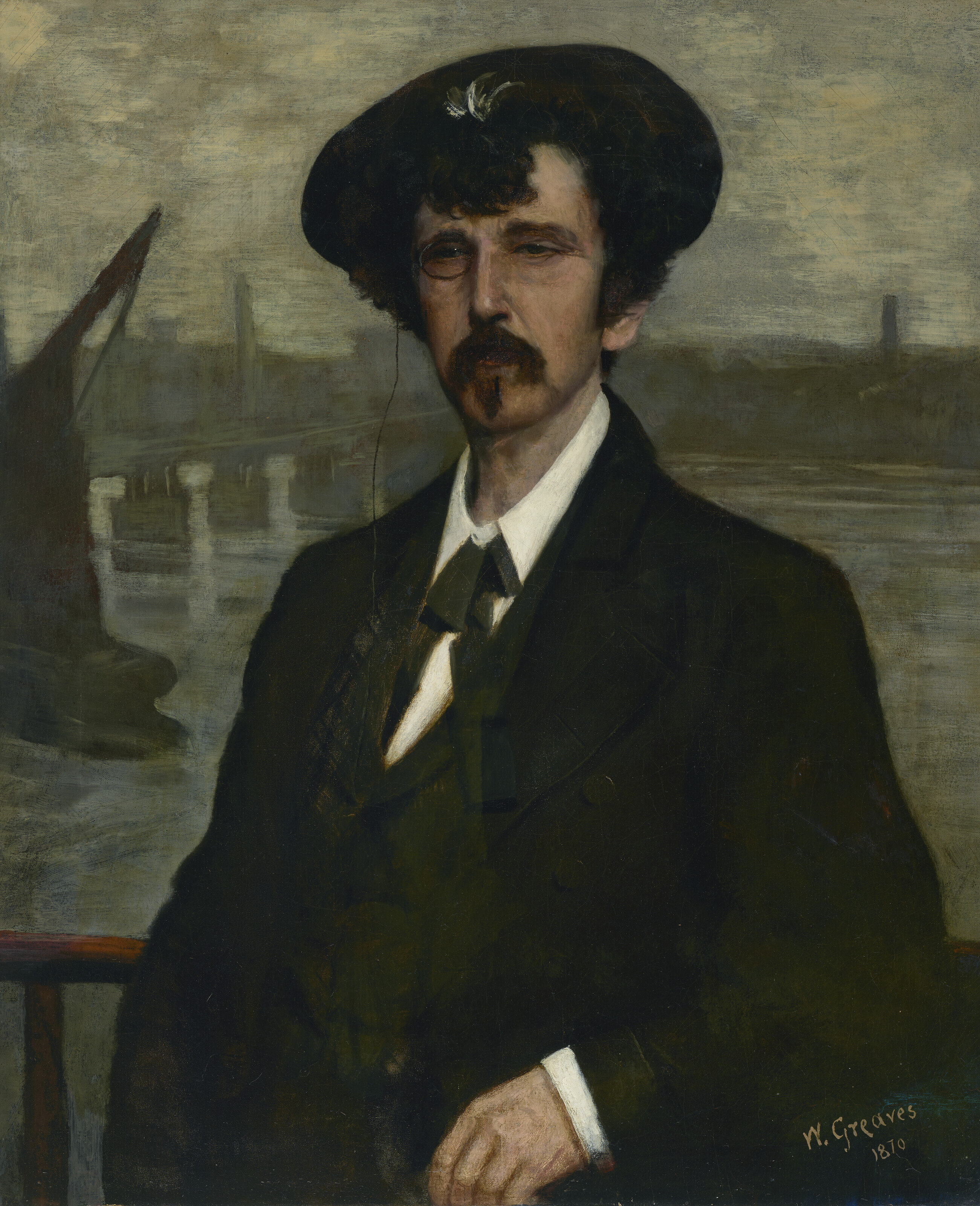 James McNeill Whistler — Портрет Джеймса Макнилла Уистлера