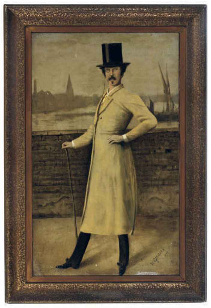 James McNeill Whistler — Портрет Джеймса Макнилла Уистлера, стоящего в полный рост
