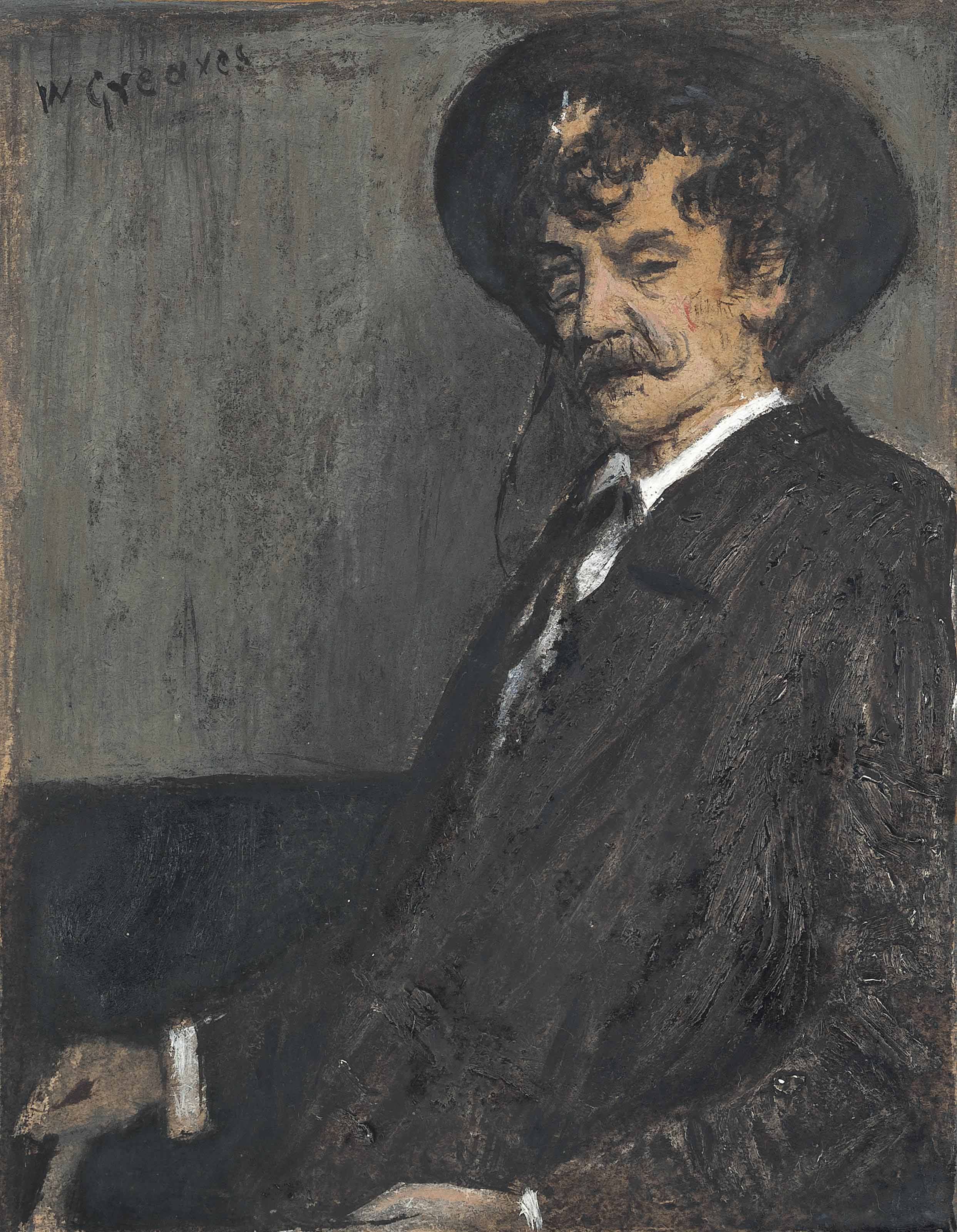 James McNeill Whistler — Портрет Джеймса Эбботта Макнилла Уистлера (1834-1903)