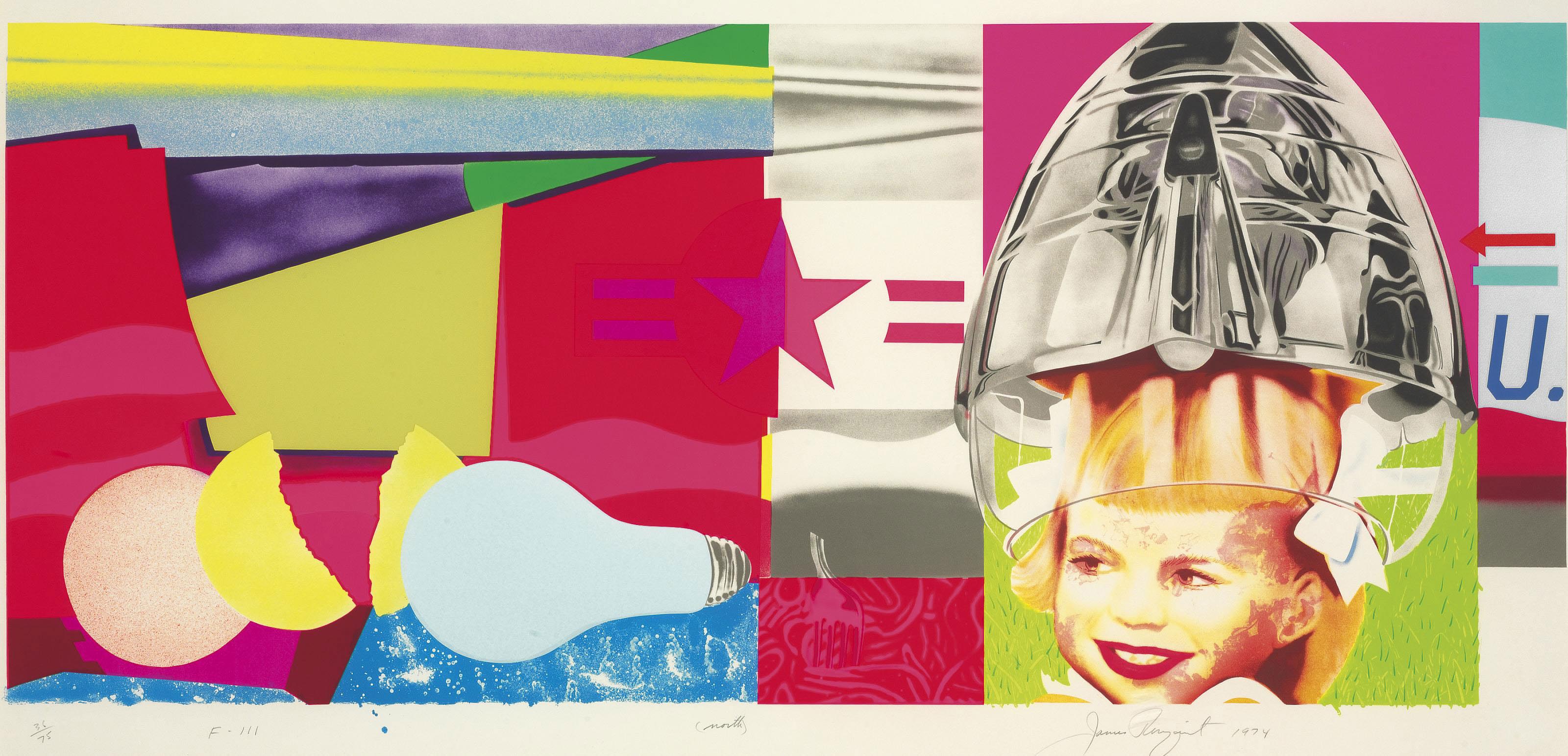James Rosenquist — F-111 (Юг, Запад, Север, Восток) (гл. 73), изображение 2
