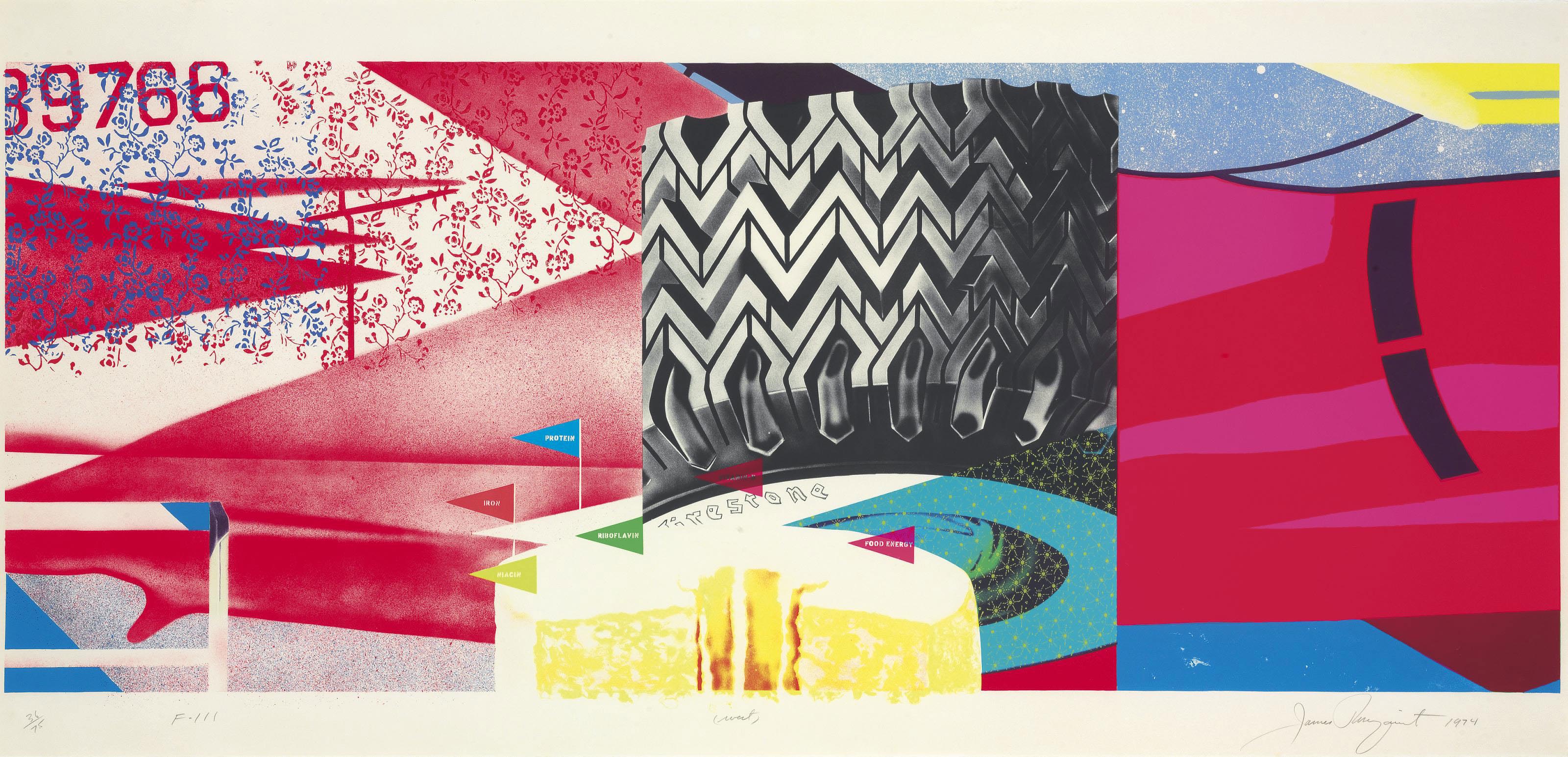 James Rosenquist — F-111 (Юг, Запад, Север, Восток) (гл. 73), изображение 4