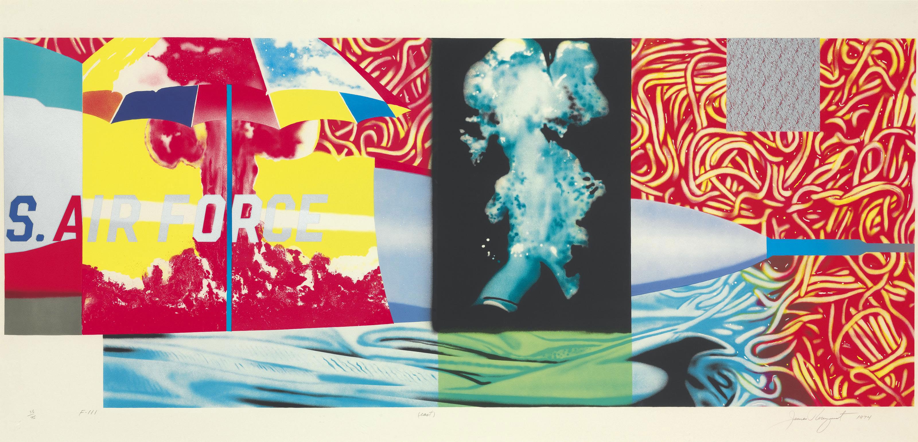 James Rosenquist — F-111 (Юг, Запад, Север, Восток) (гл. 73), изображение 5
