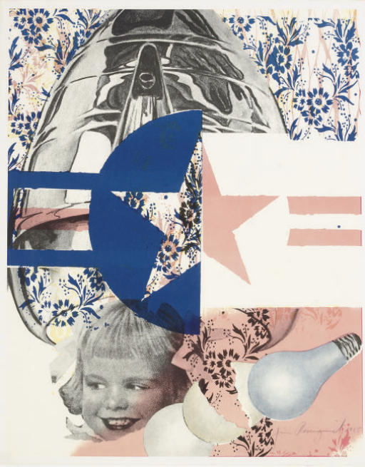 James Rosenquist — F-111 (плакат галереи Кастелли) (не в Гленне)