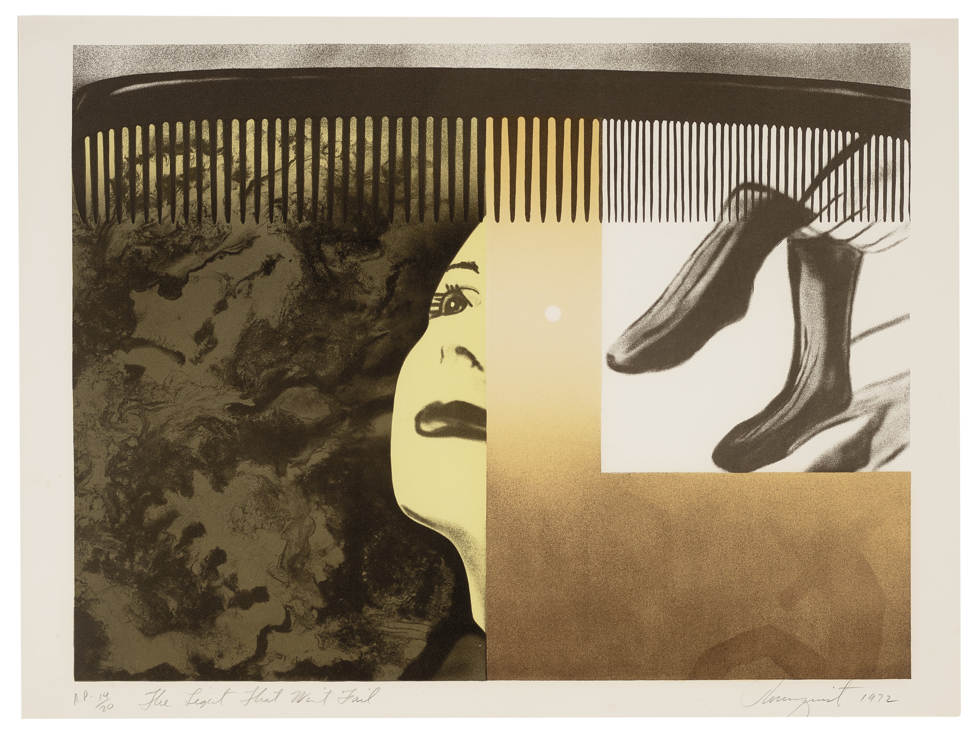 James Rosenquist — Две гравюры художника, изображение 2