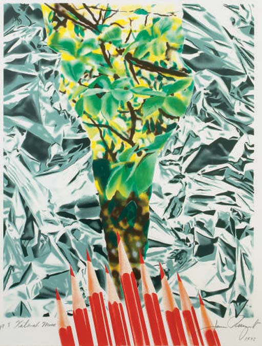 James Rosenquist — Для молодого художника (Glenn 226); и музы Катоны