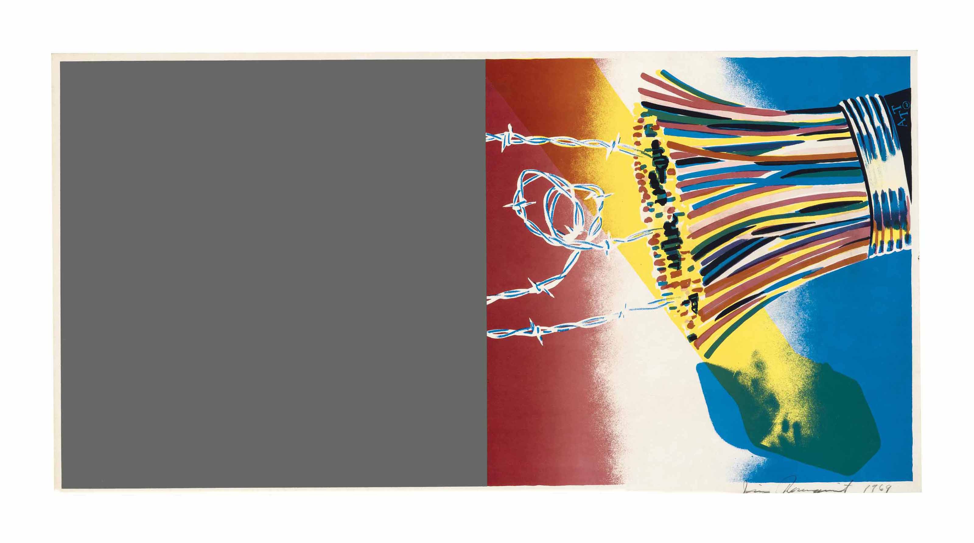 James Rosenquist — Шоры для лошадей (слева, справа)