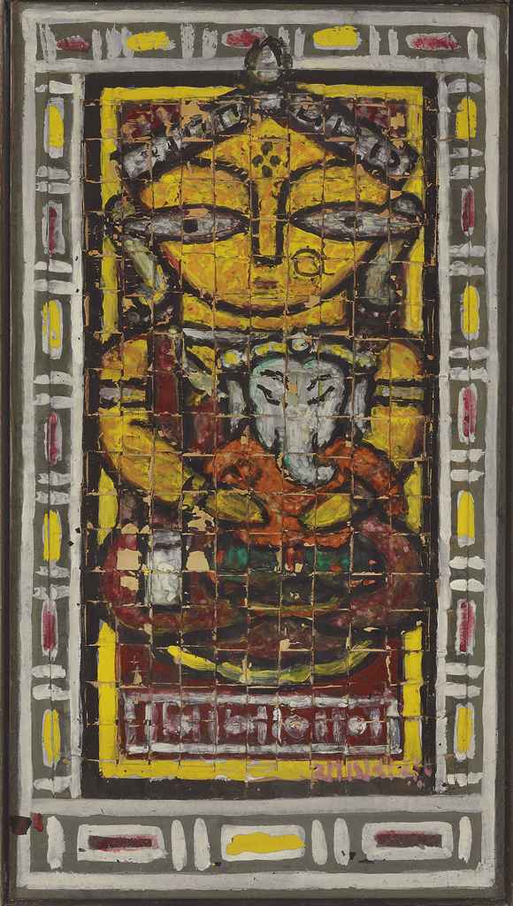 Jamini Roy — Без названия (Ганеш Джанани)