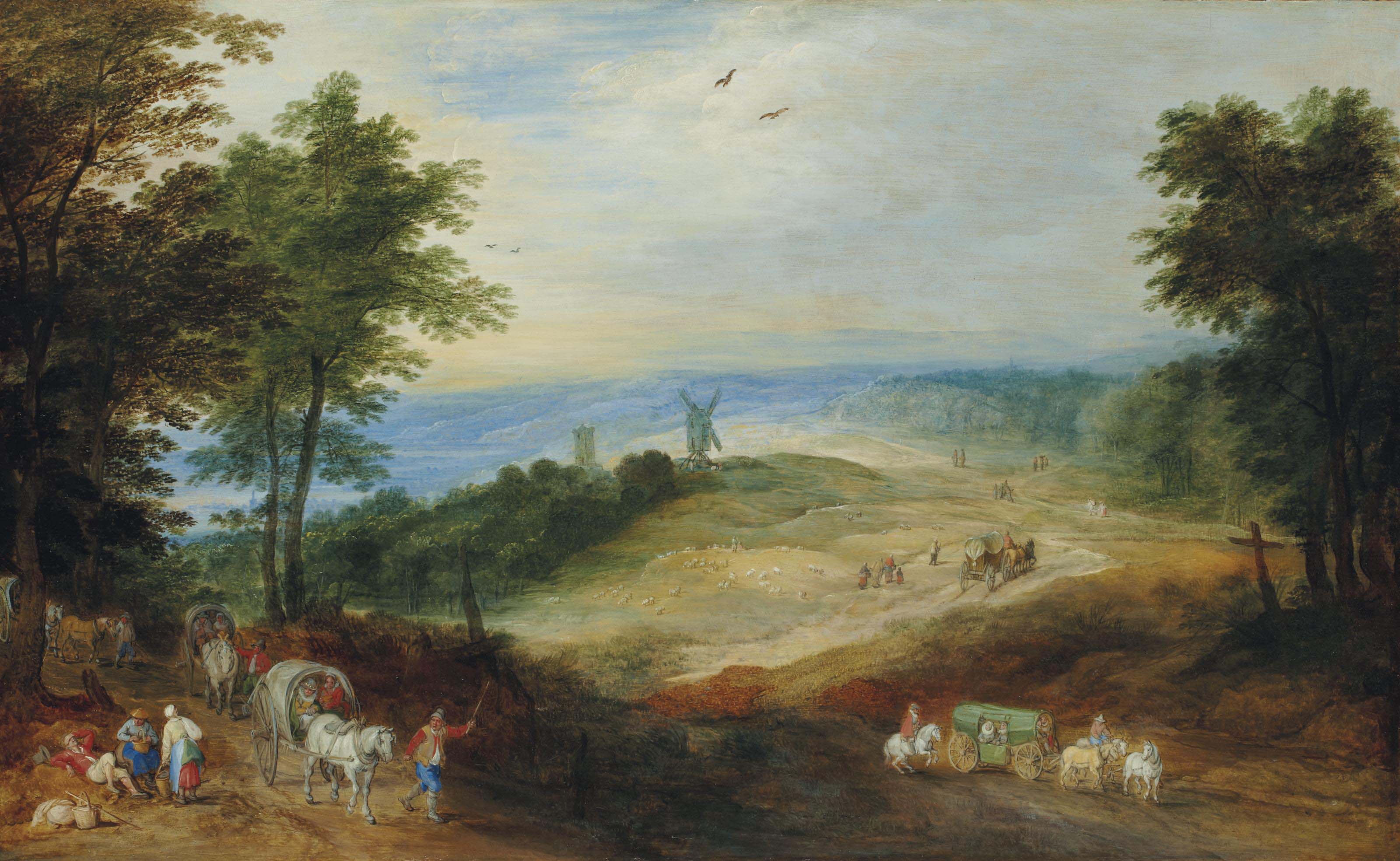 Jan I Brueghel — Оплата в Мулене