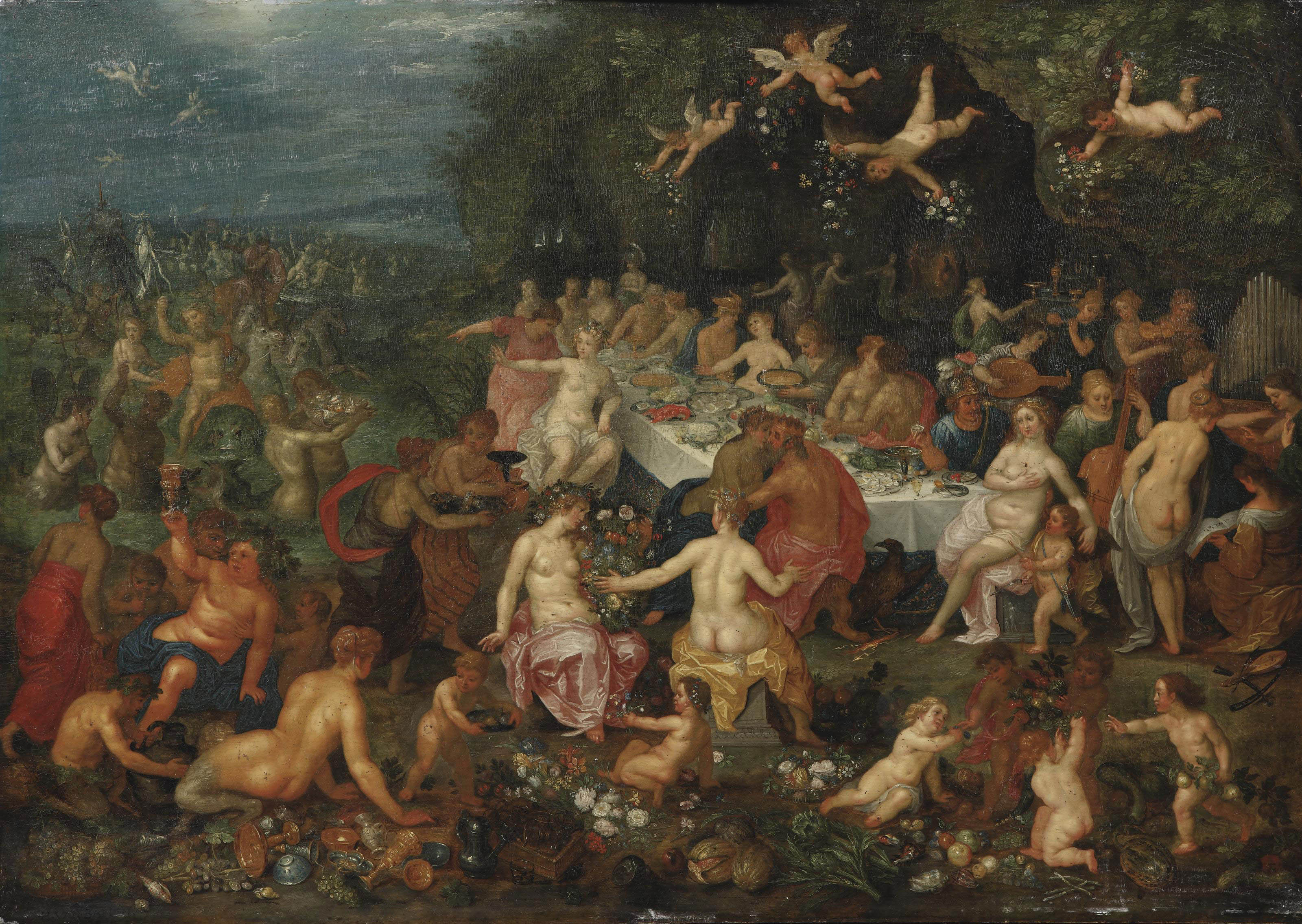 Jan I Brueghel — Праздник богов