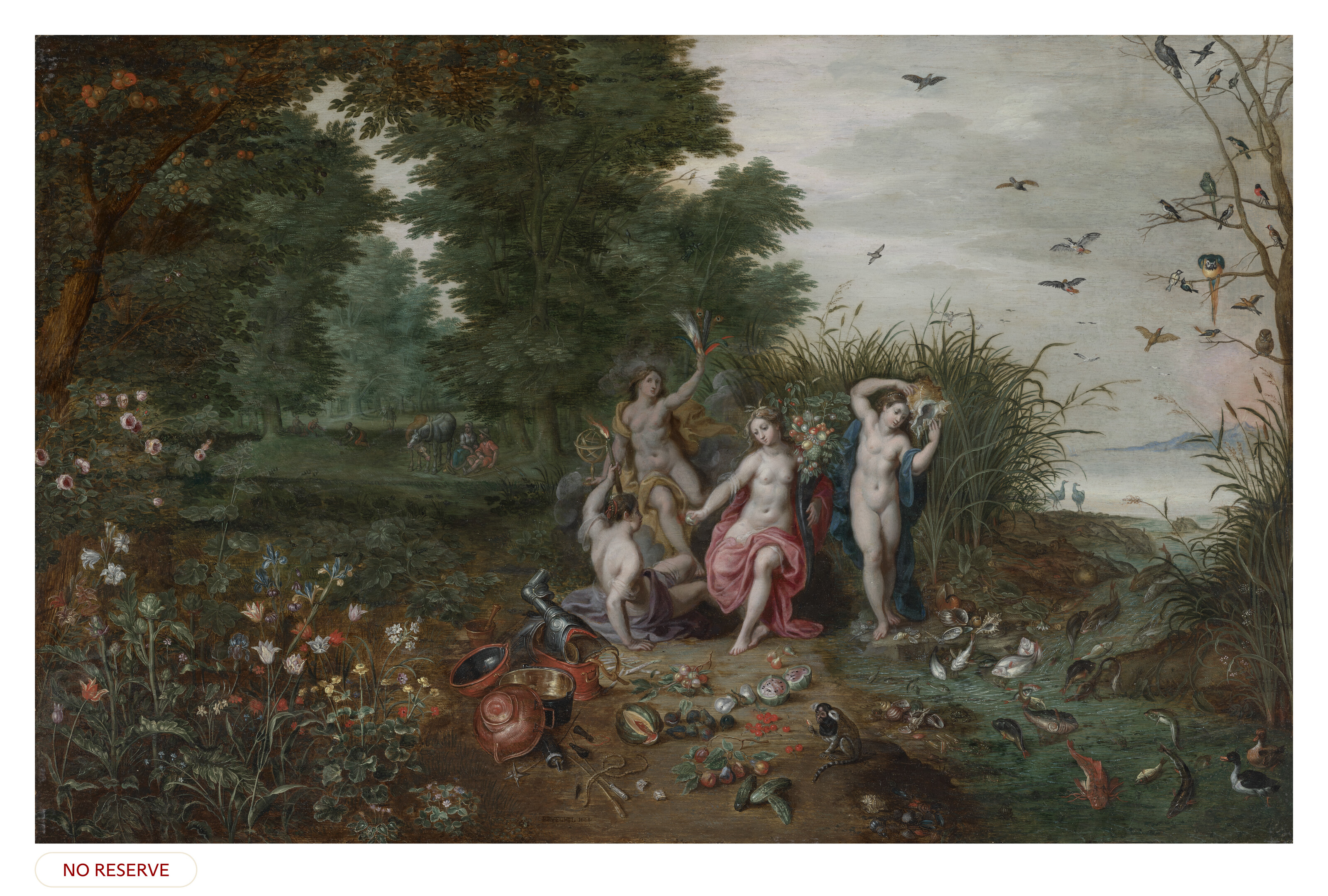 Jan I Brueghel — Аллегория четырех стихий