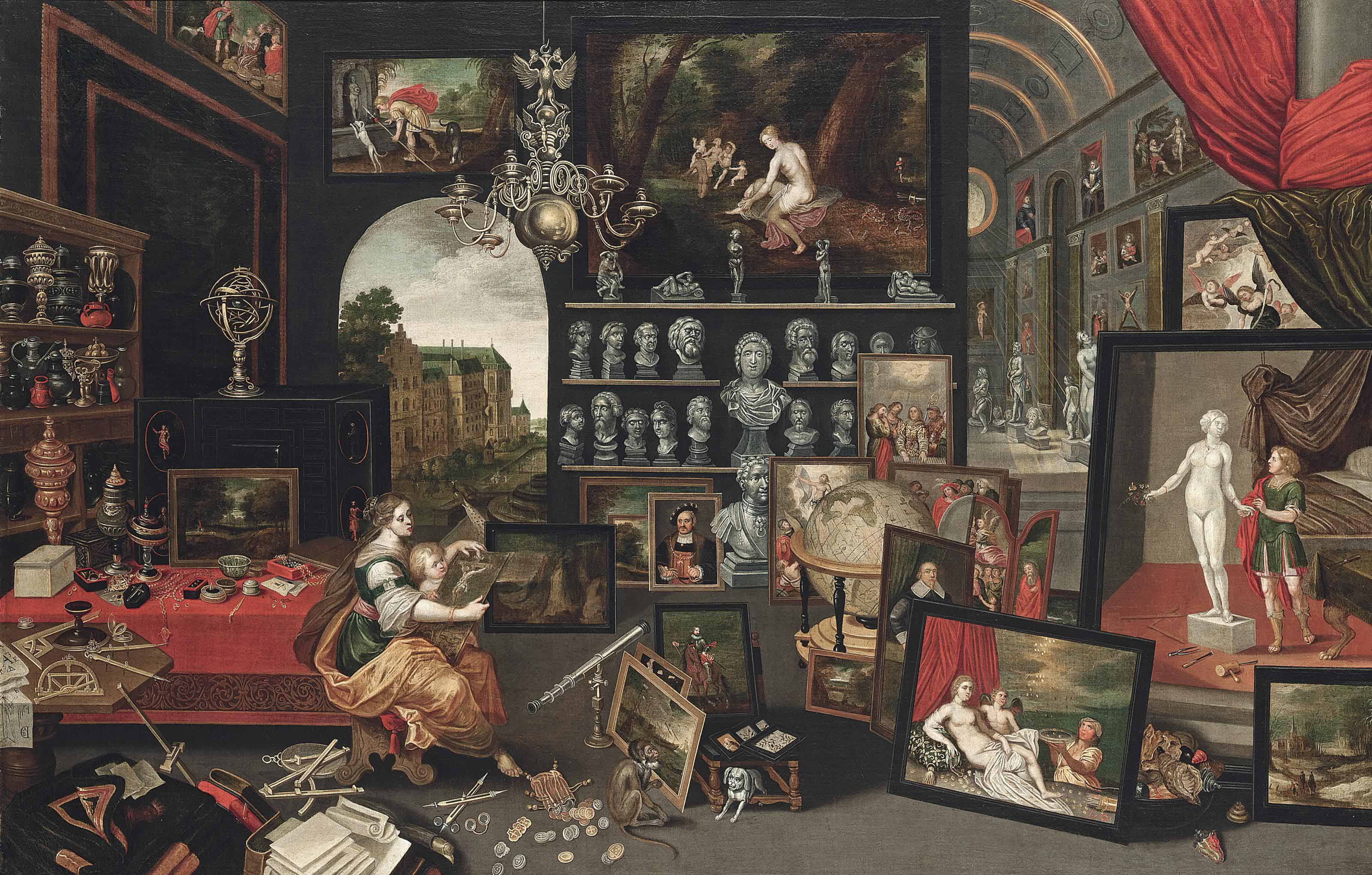 Jan I Brueghel — Аллегория зрения