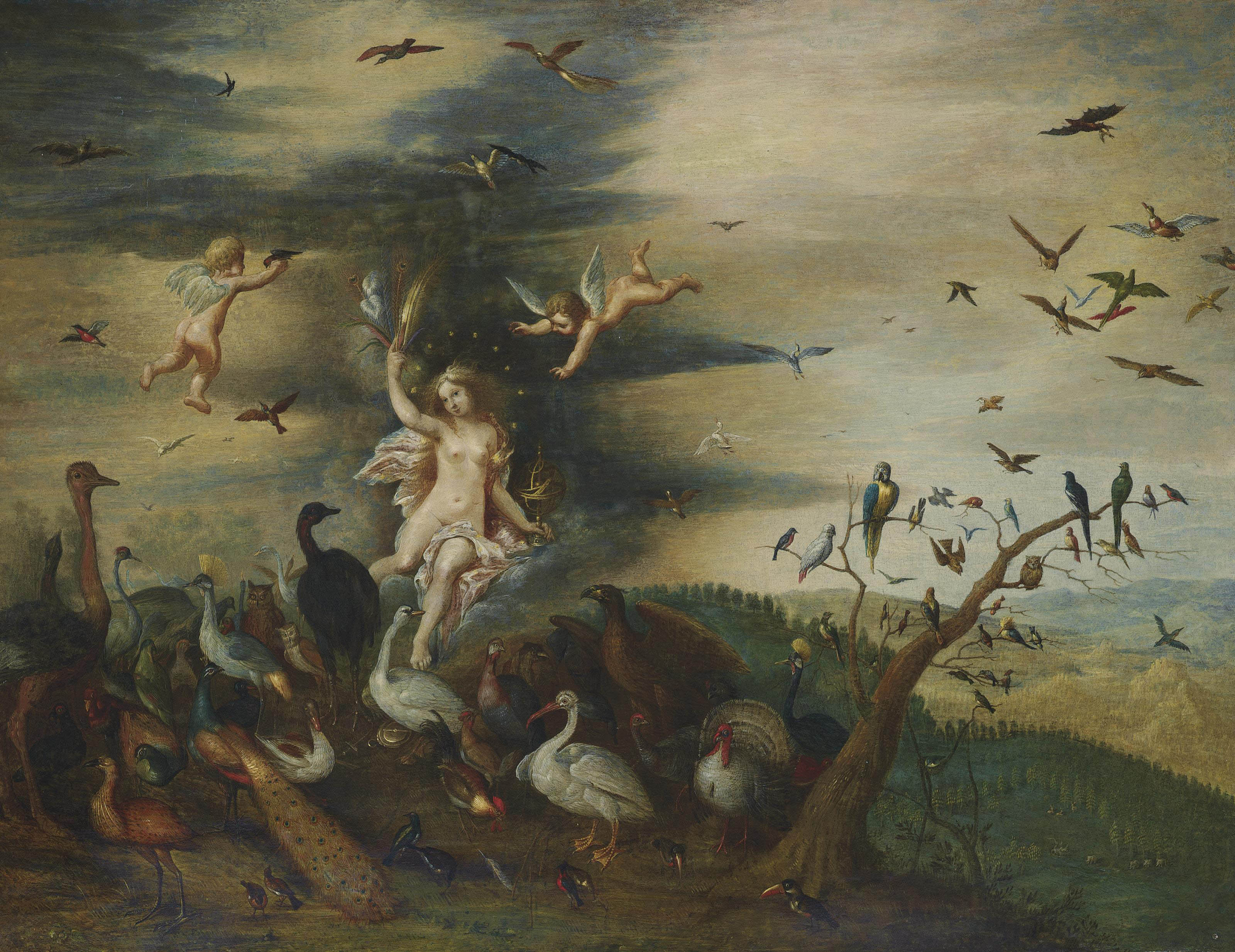Jan I Brueghel — Аллегория воздуха