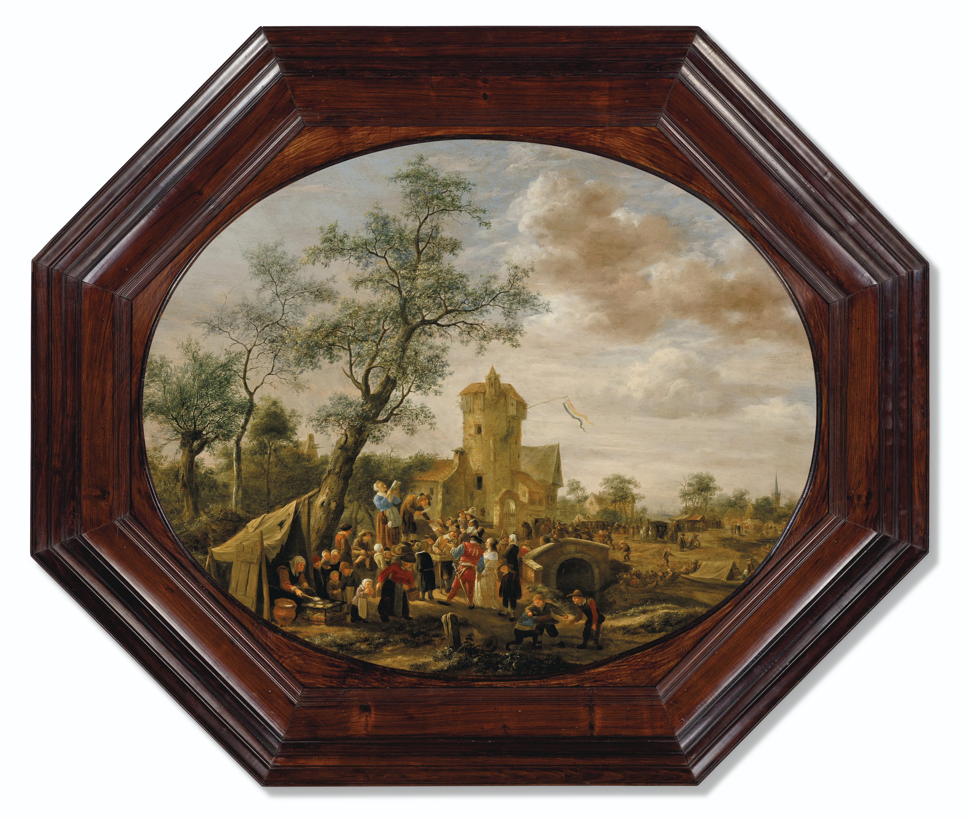 Jan Steen — Деревенская ярмарка с рекламодателем, изображение 2