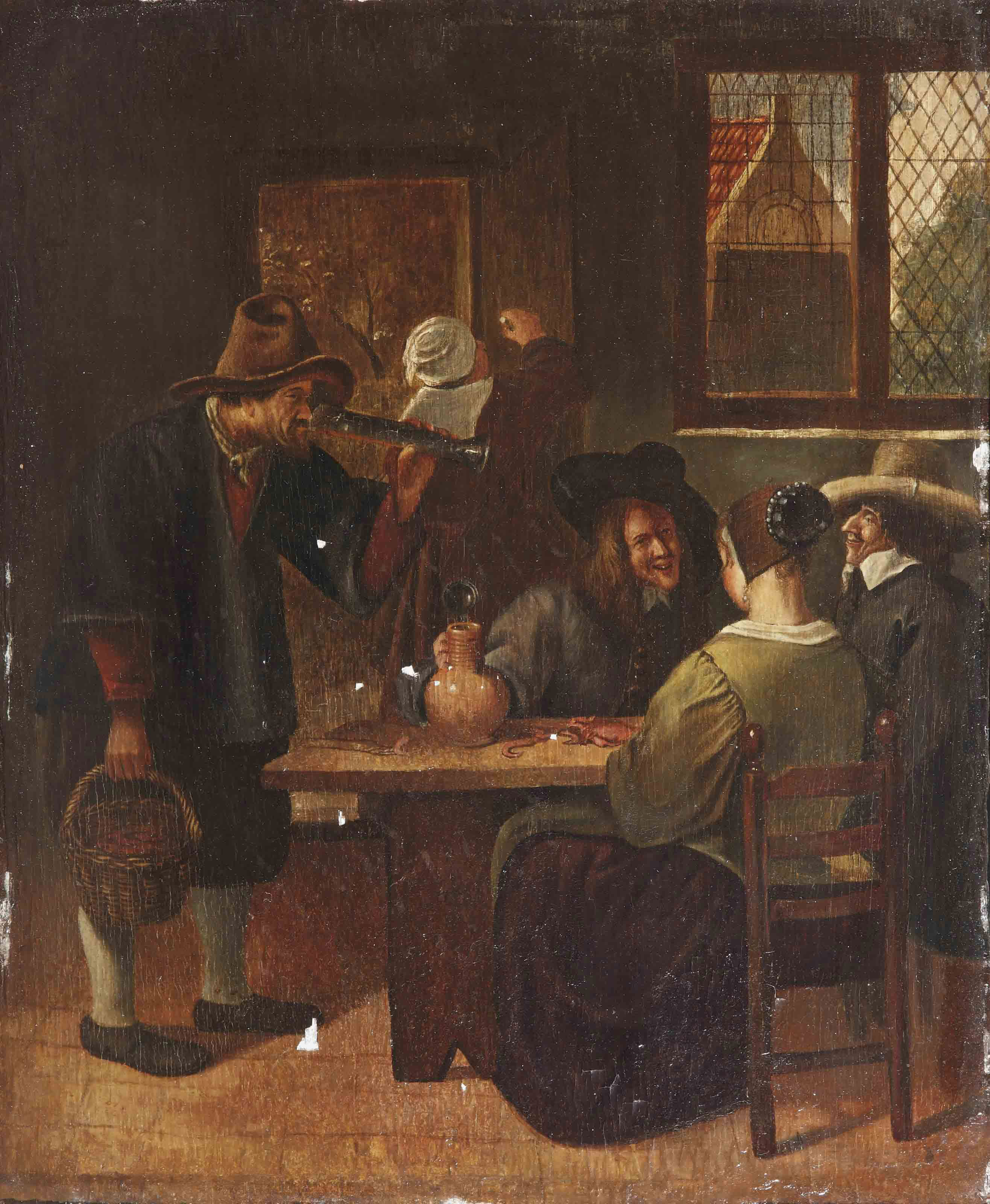 Jan Steen — Продавец крабов