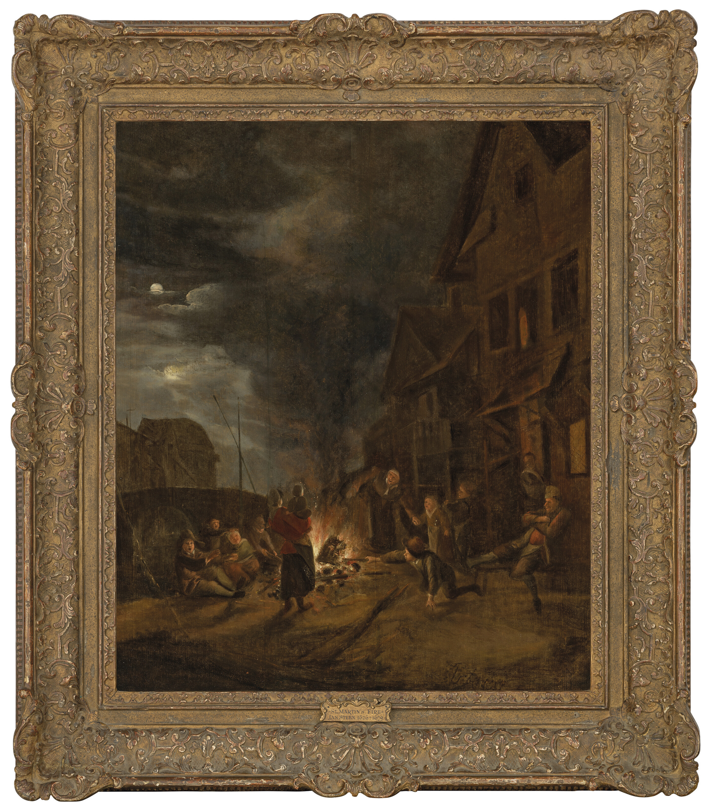 Jan Steen — Костер Святого Мартина