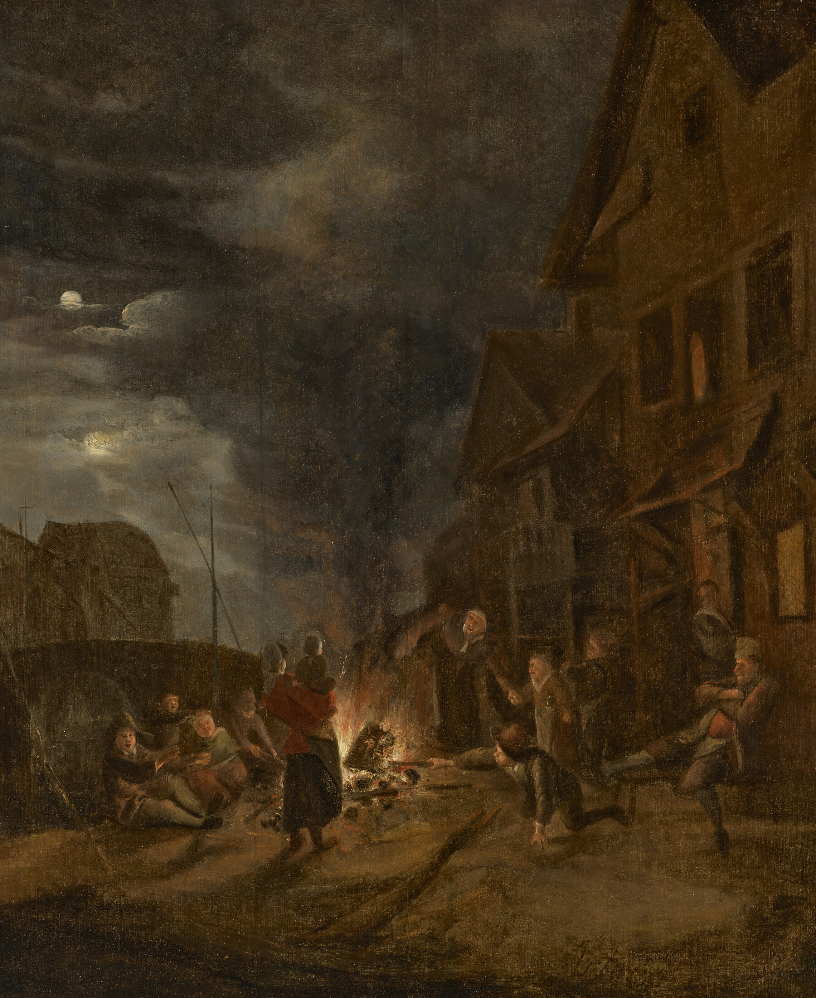Jan Steen — Костер Святого Мартина, изображение 2