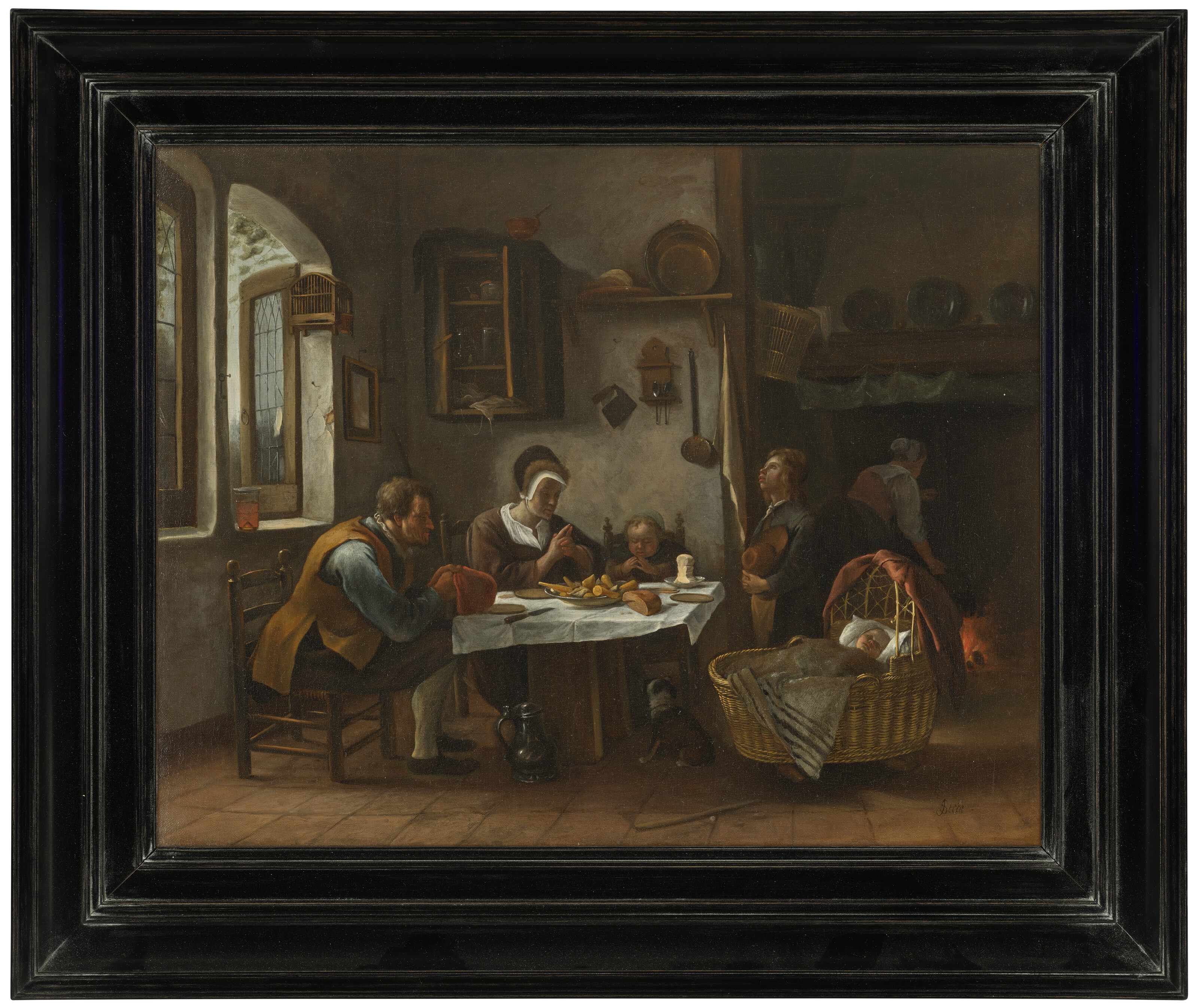 Jan Steen — Молитва перед едой, изображение 2