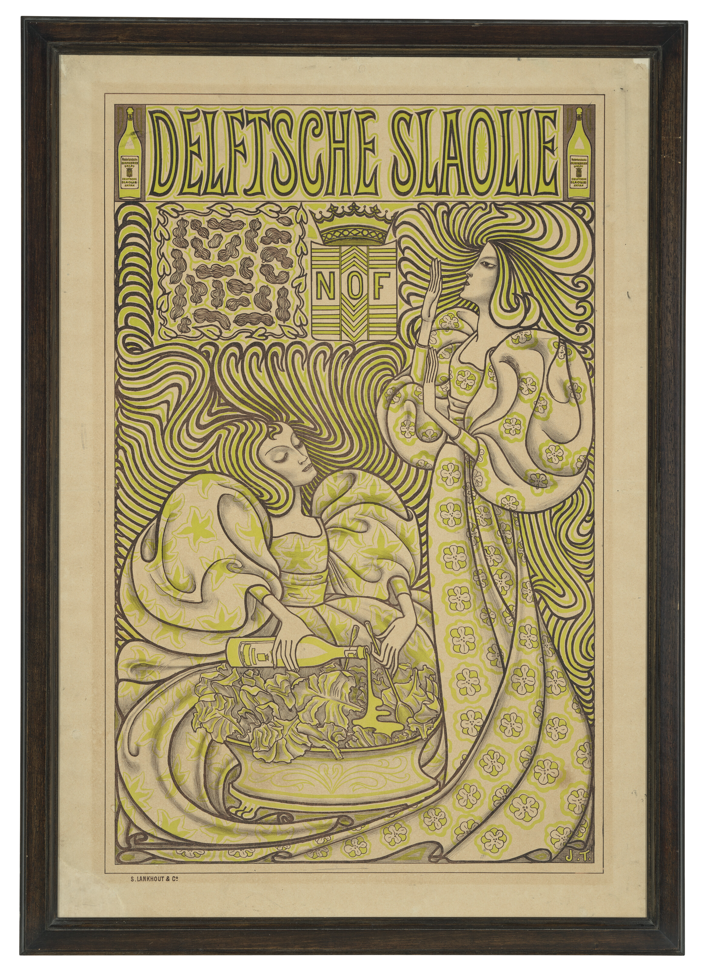 Jan Toorop — Delftsche slaolie (Делфтское масло для салата) (афиша), изображение 2