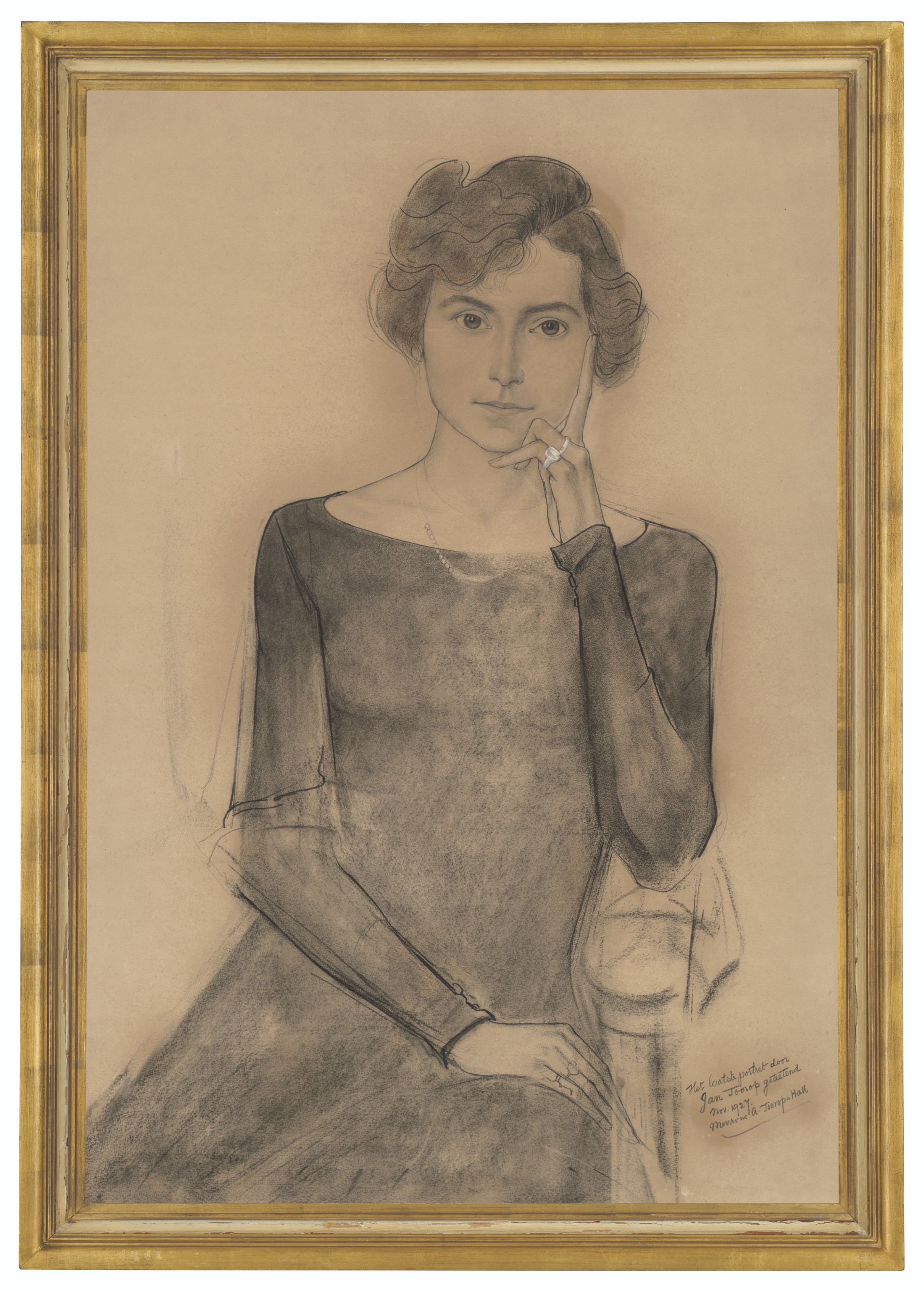 Jan Toorop — Портрет Элизабет Ле Брюн, изображение 2