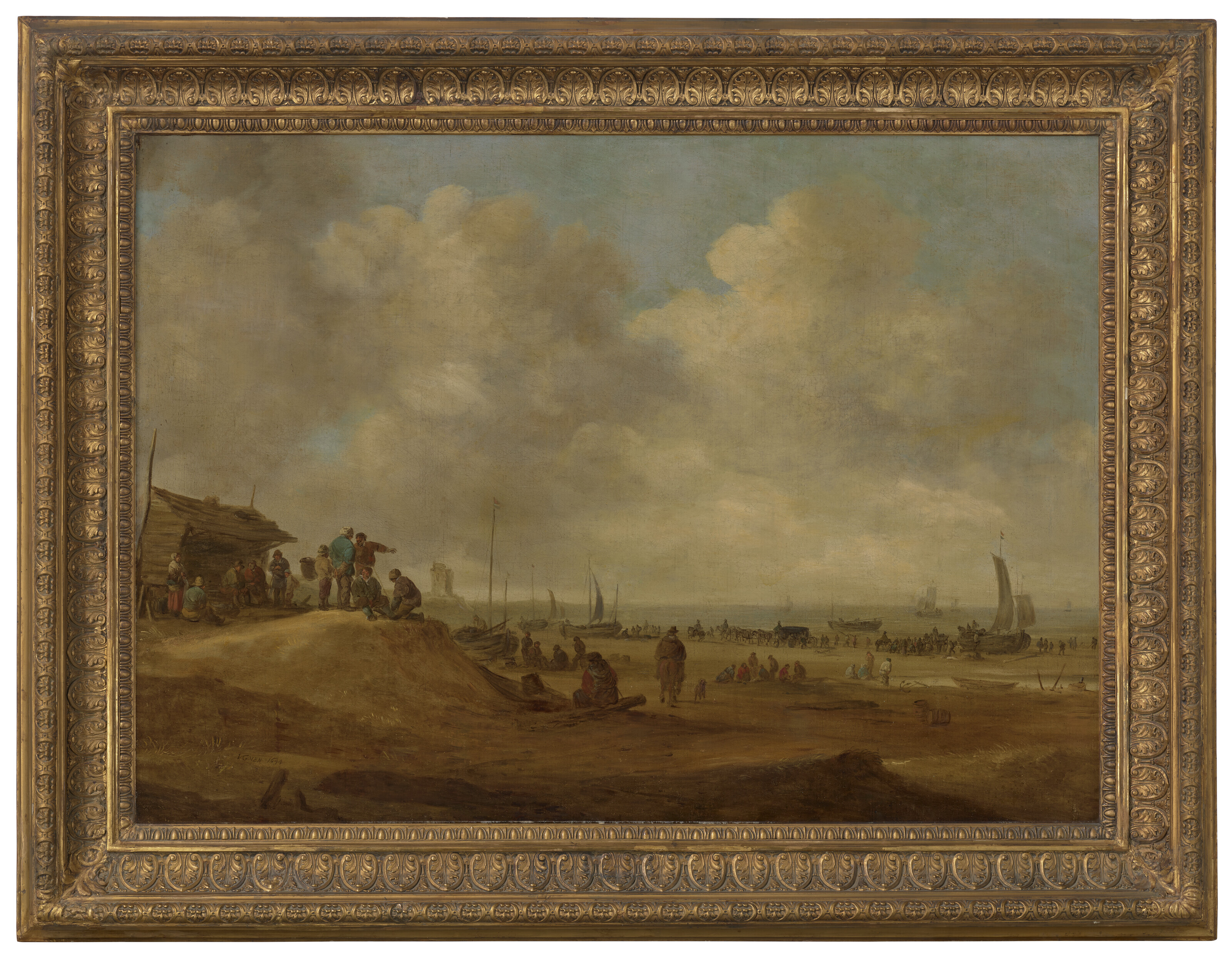 Jan van Goyen — Вид на Схевенинген, изображение 2