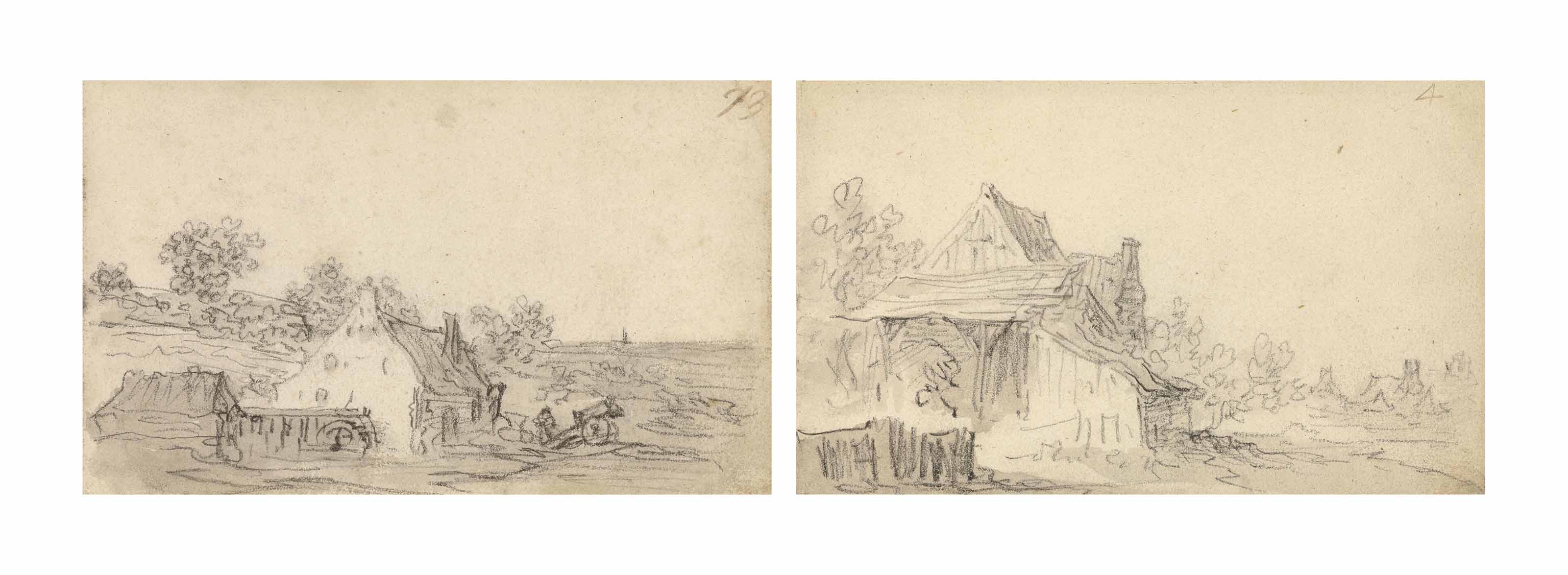 Jan van Goyen — Фермерский дом и коттедж