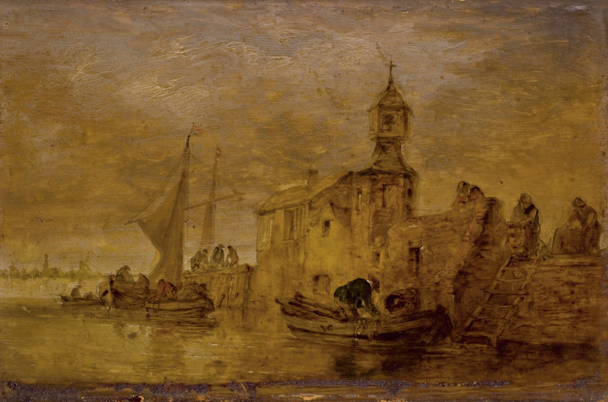 Jan van Goyen — Порт-ан-Олланд