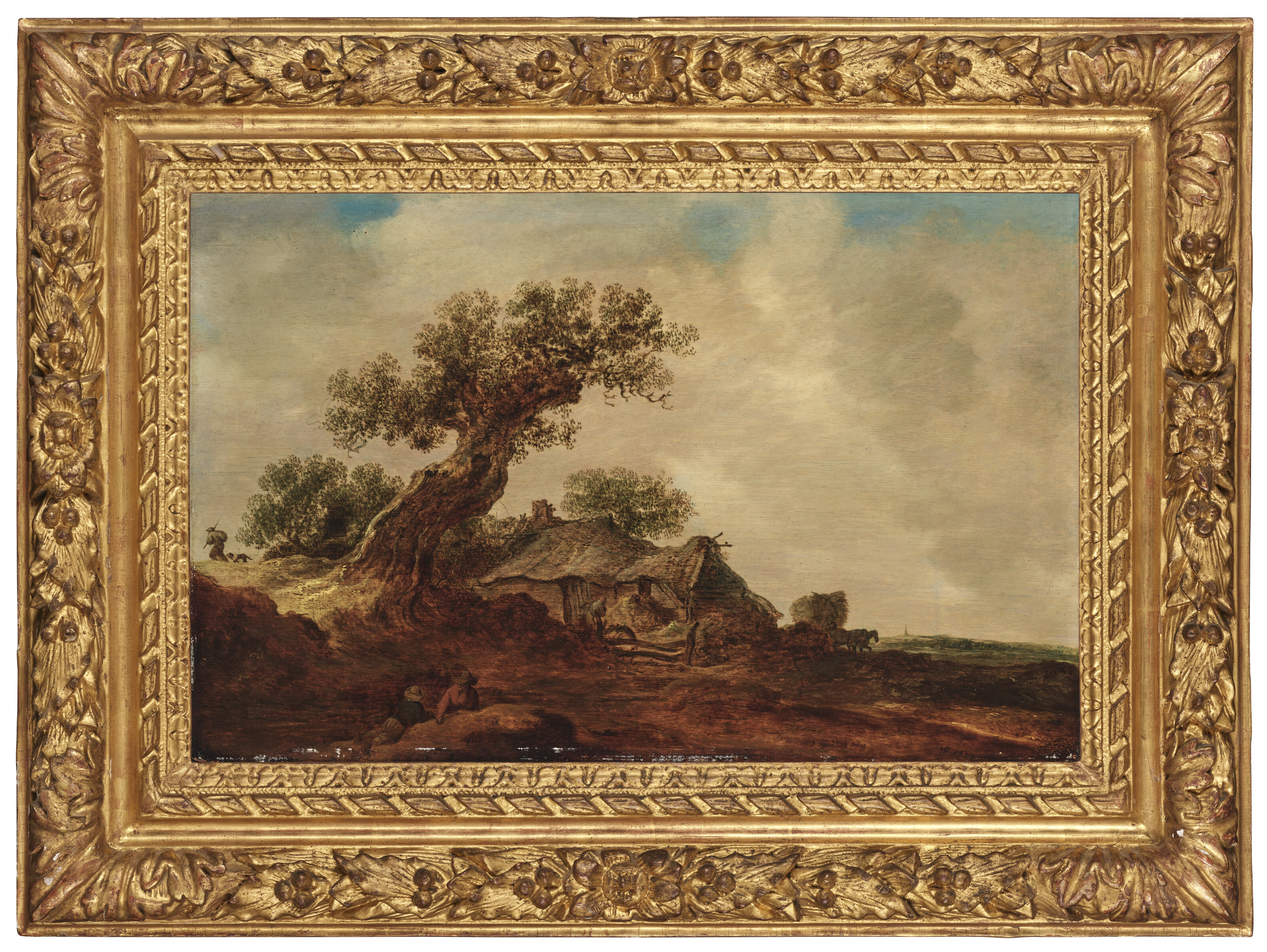 Jan van Goyen — Прогулка по дюнам, рядом с домом для детей, в прериях по-арьерски-план, изображение 3