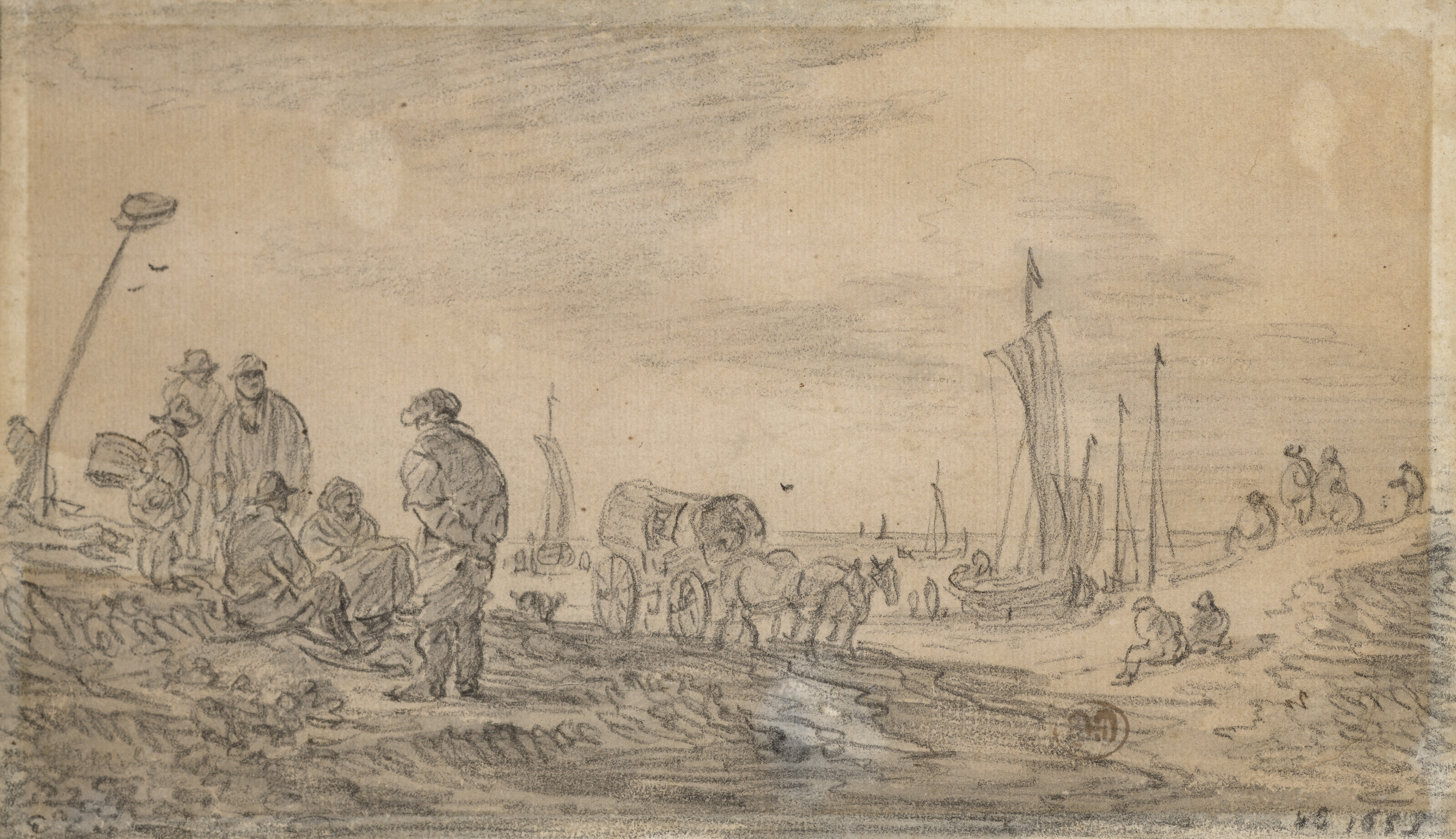 Jan van Goyen — Персонажи и вуали на границе соперничества