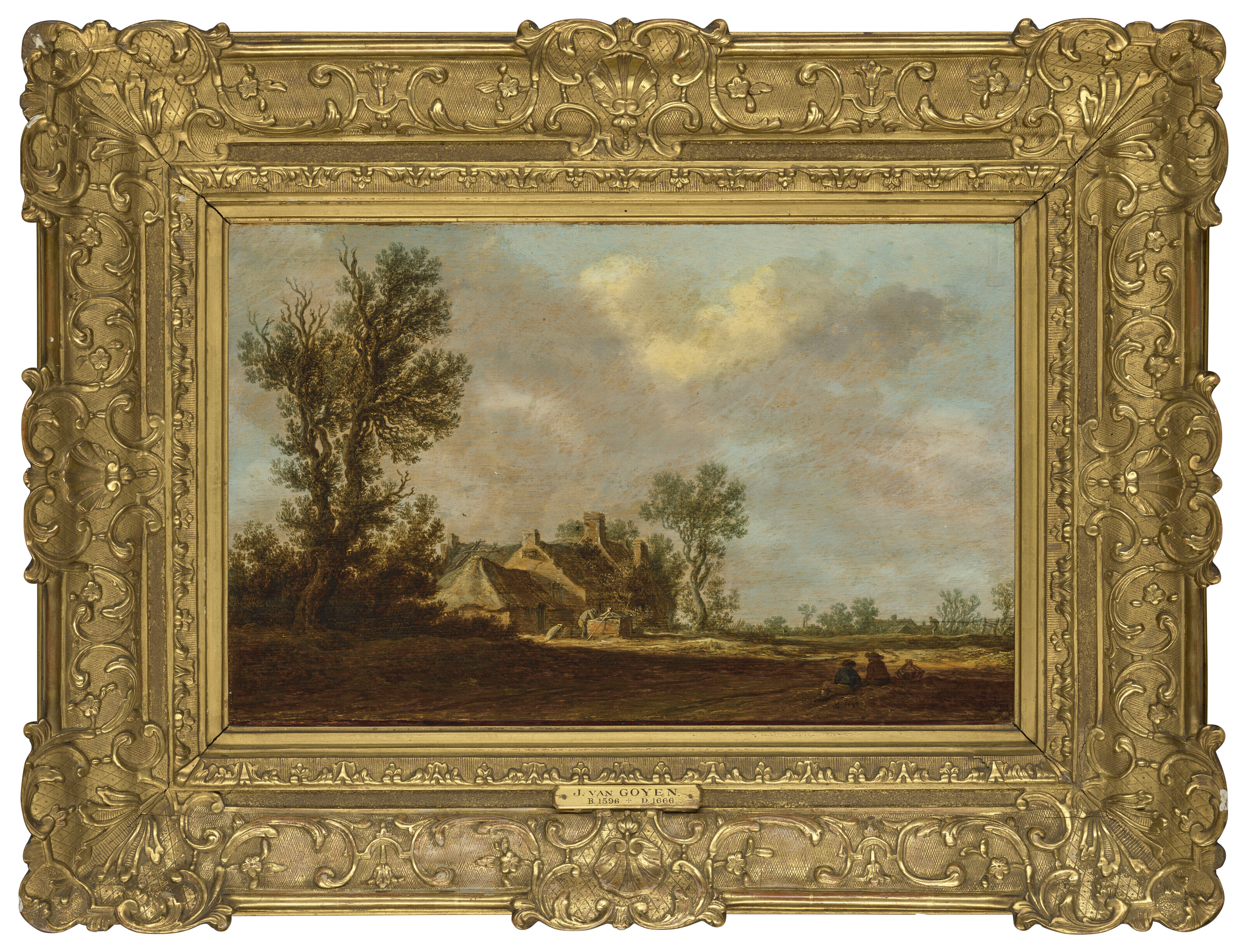 Jan van Goyen — Ферма в лесистом ландшафте, изображение 2