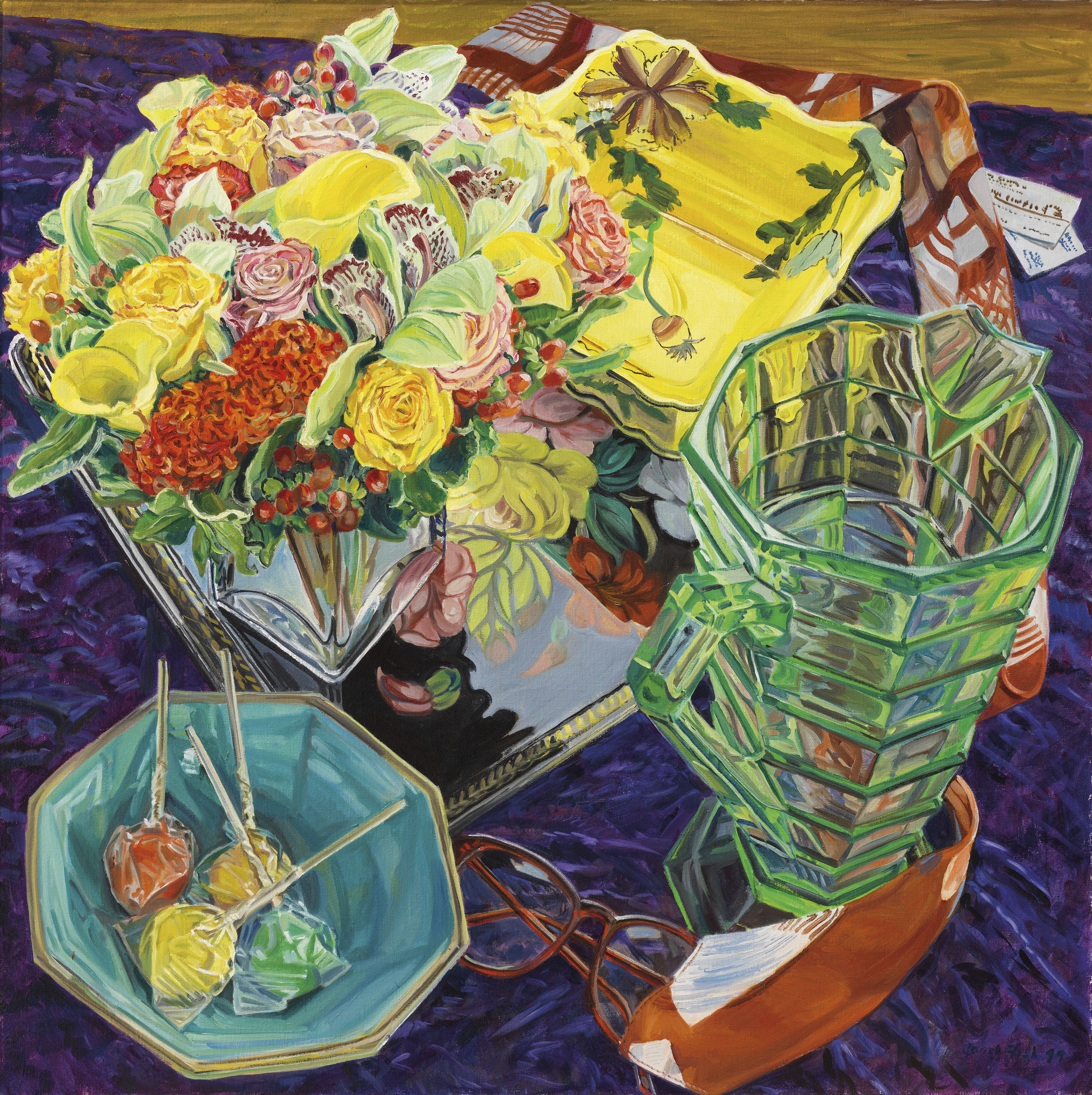 Janet Fish — Цветы для Чарльза