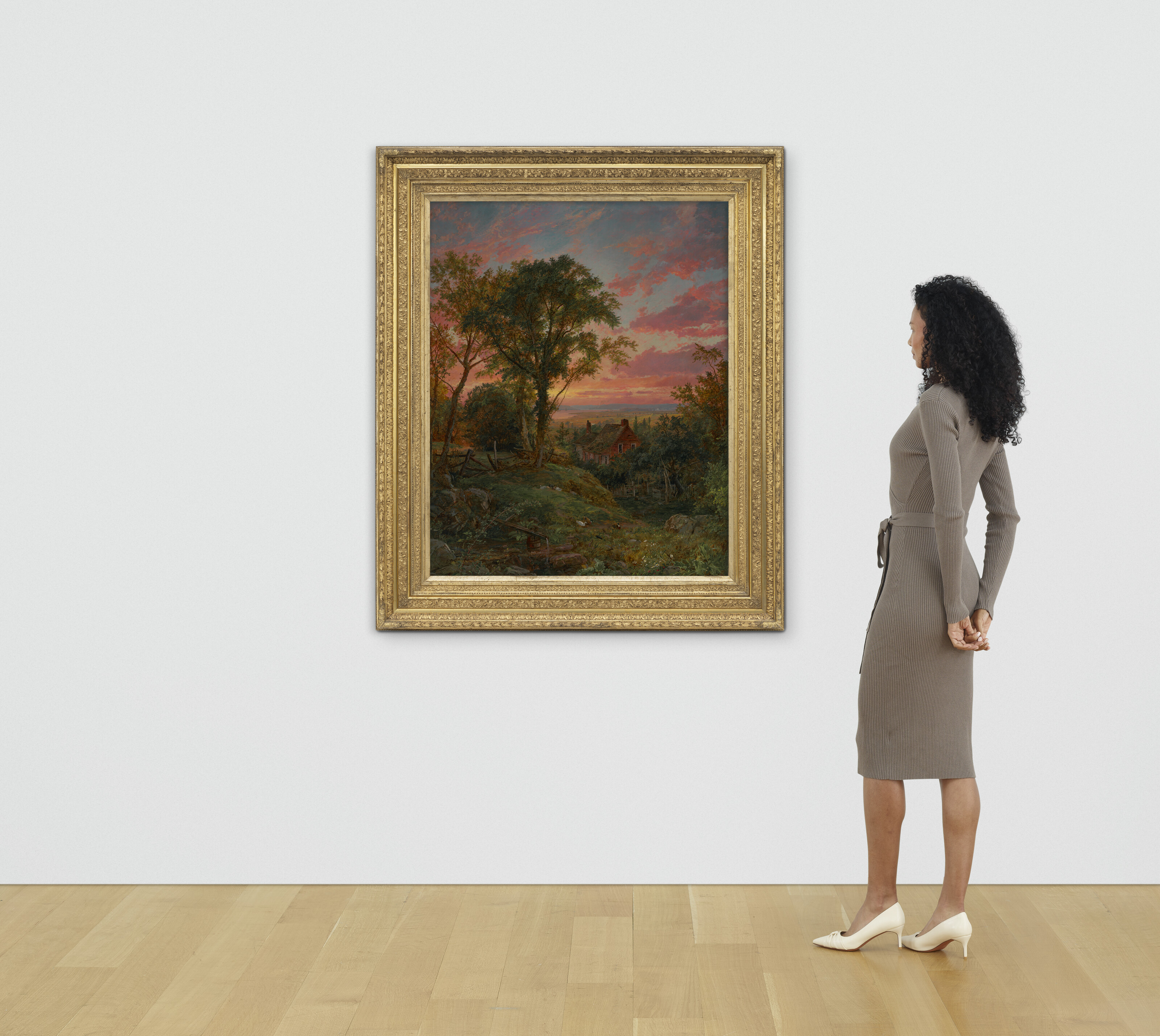 Jasper Francis Cropsey — Старый дом, Уорик, Нью-Йорк, изображение 5