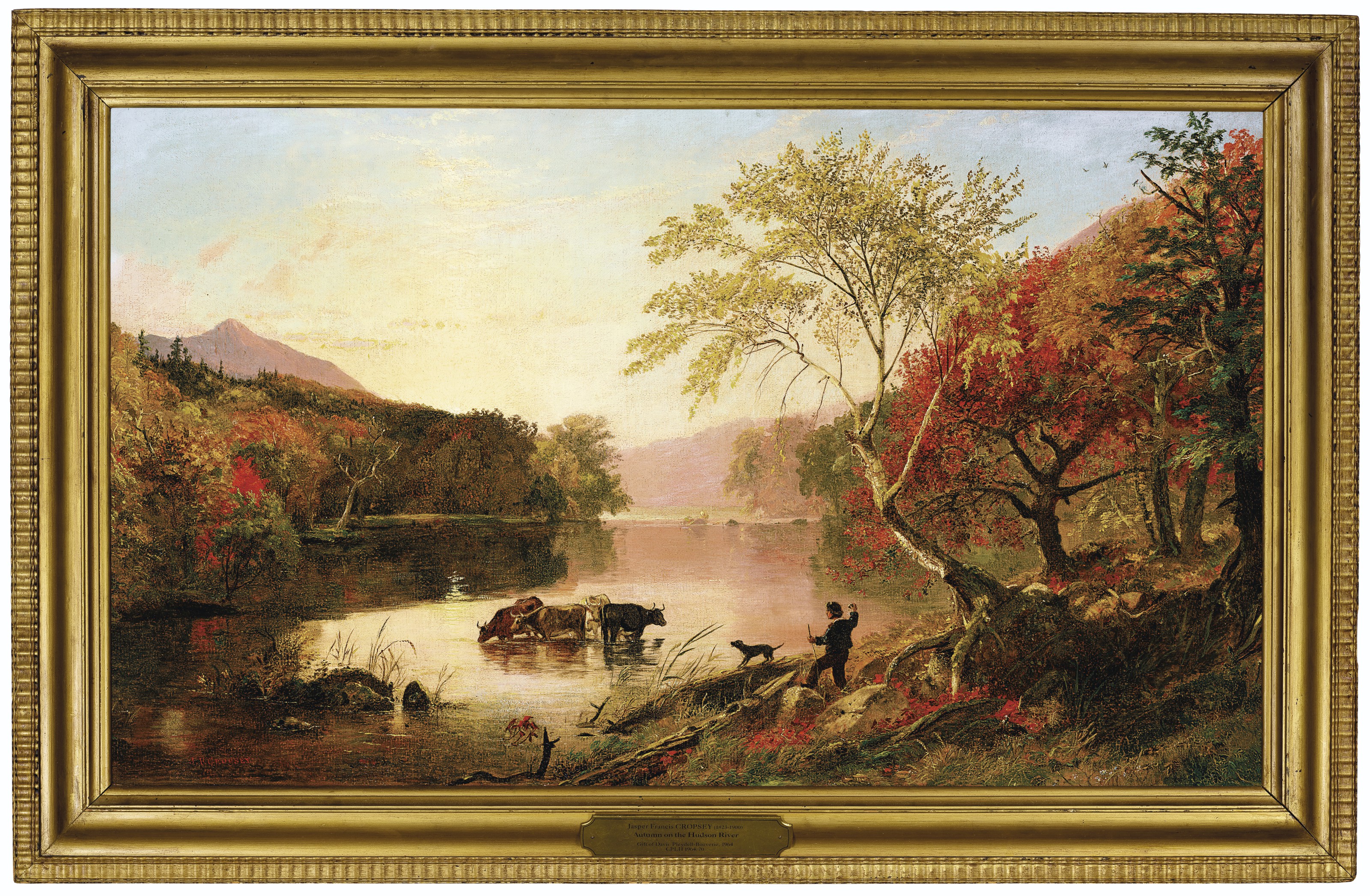 Jasper Francis Cropsey — Осень на реке Гудзон, изображение 2